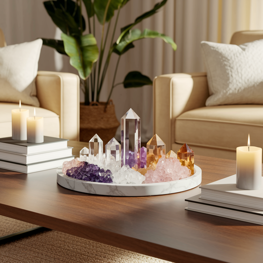 The Best Crystals to Display on Your Coffee Table (and Why They Matter)