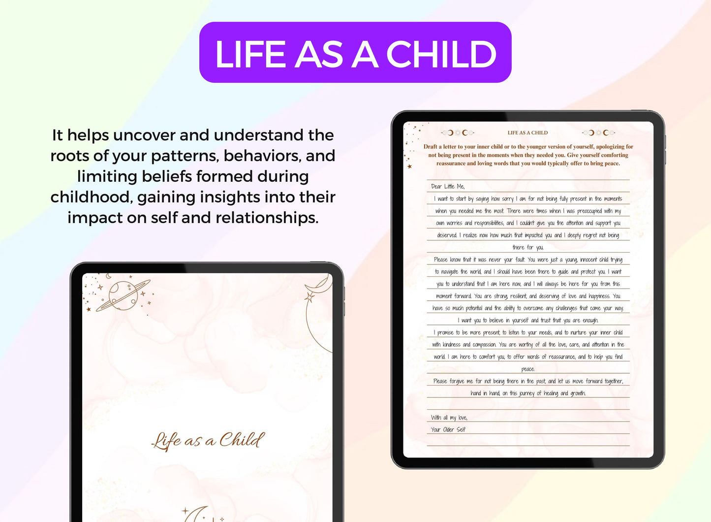 Shadow Work Journal with FREE Notebook Planner Digital and Printable