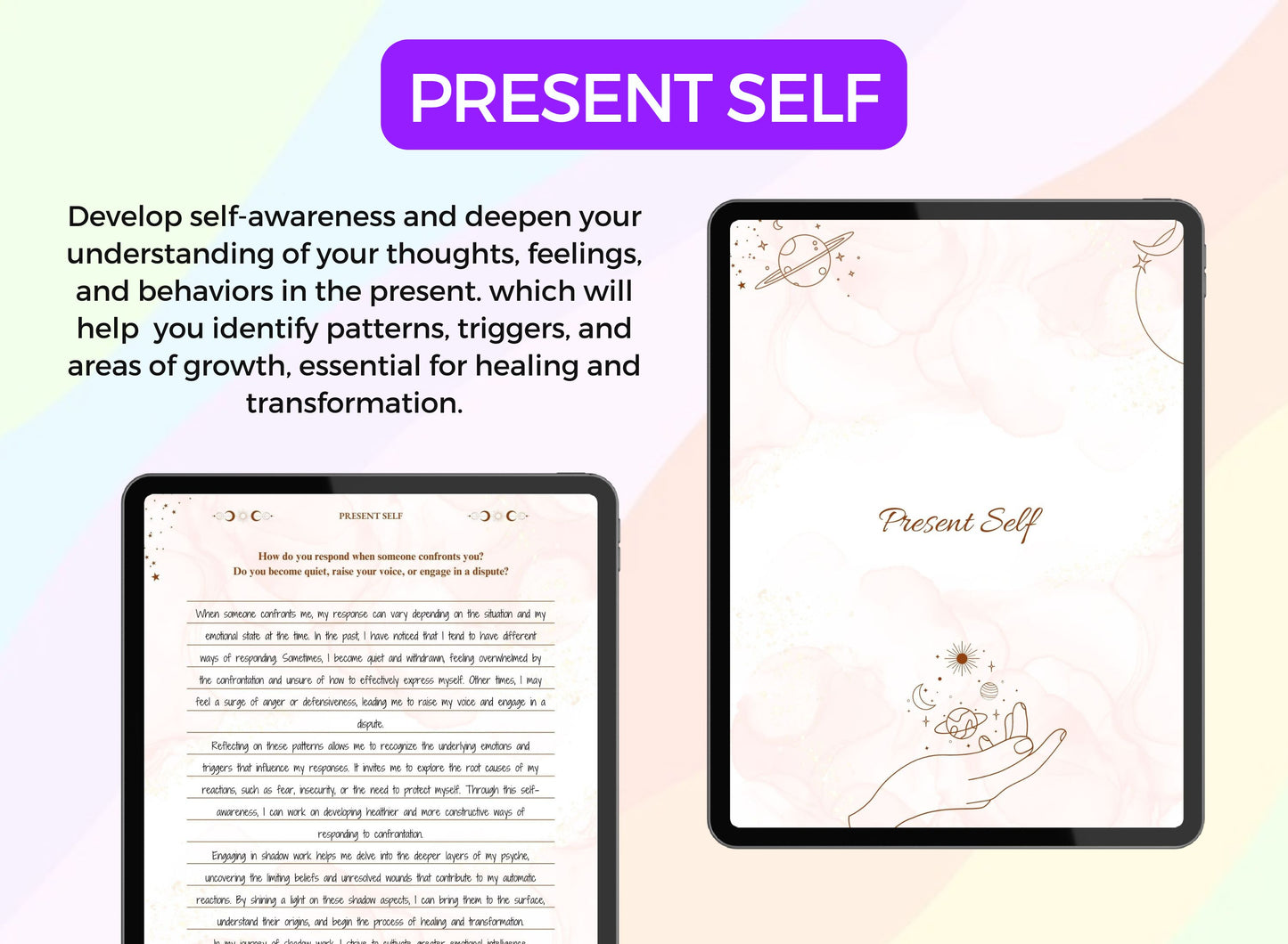 Shadow Work Journal with FREE Notebook Planner Digital and Printable