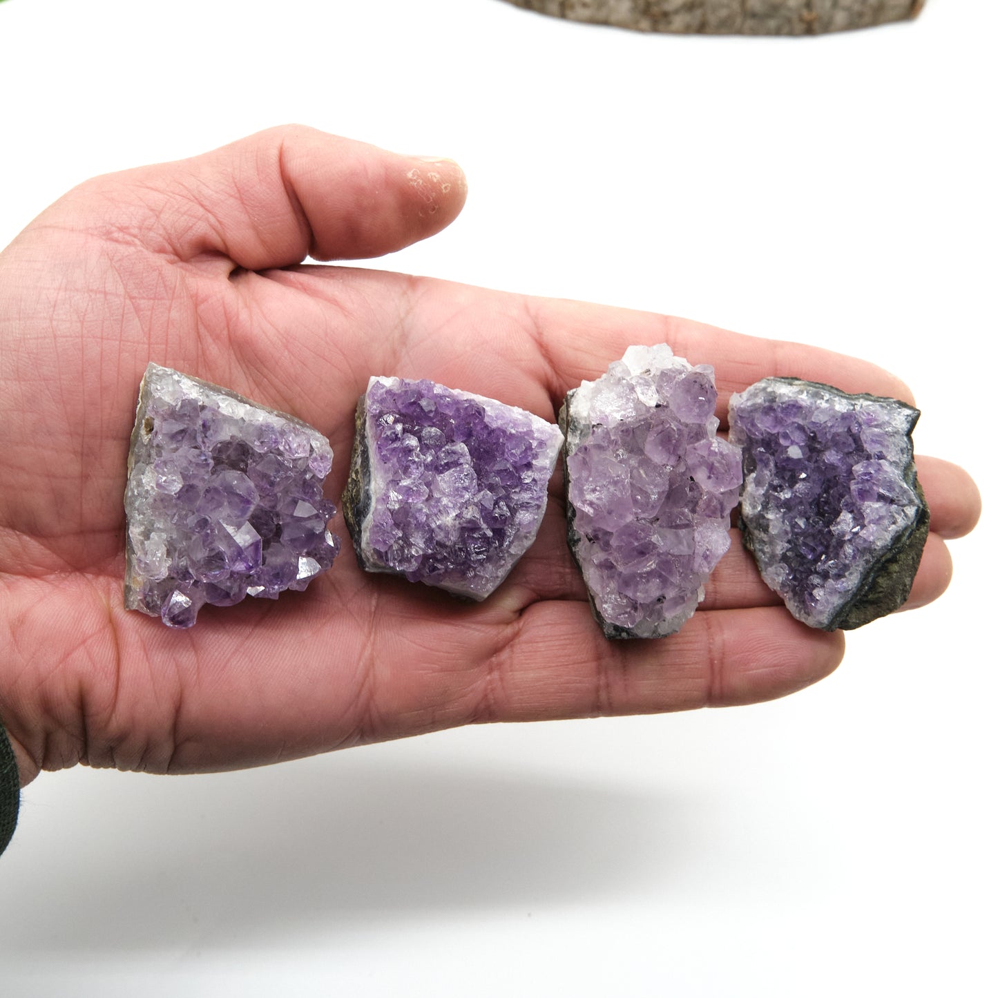 Small Amethyst Geode Cluster Crystal 2-4cm