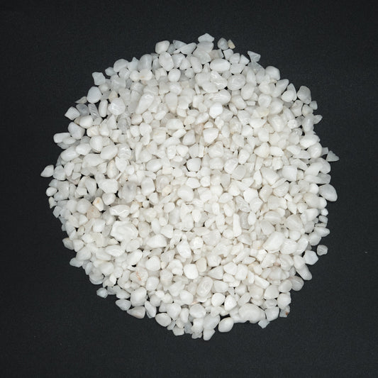 White Quartz Crystal Chips 4-10mm Undrilled  Pure Serenity