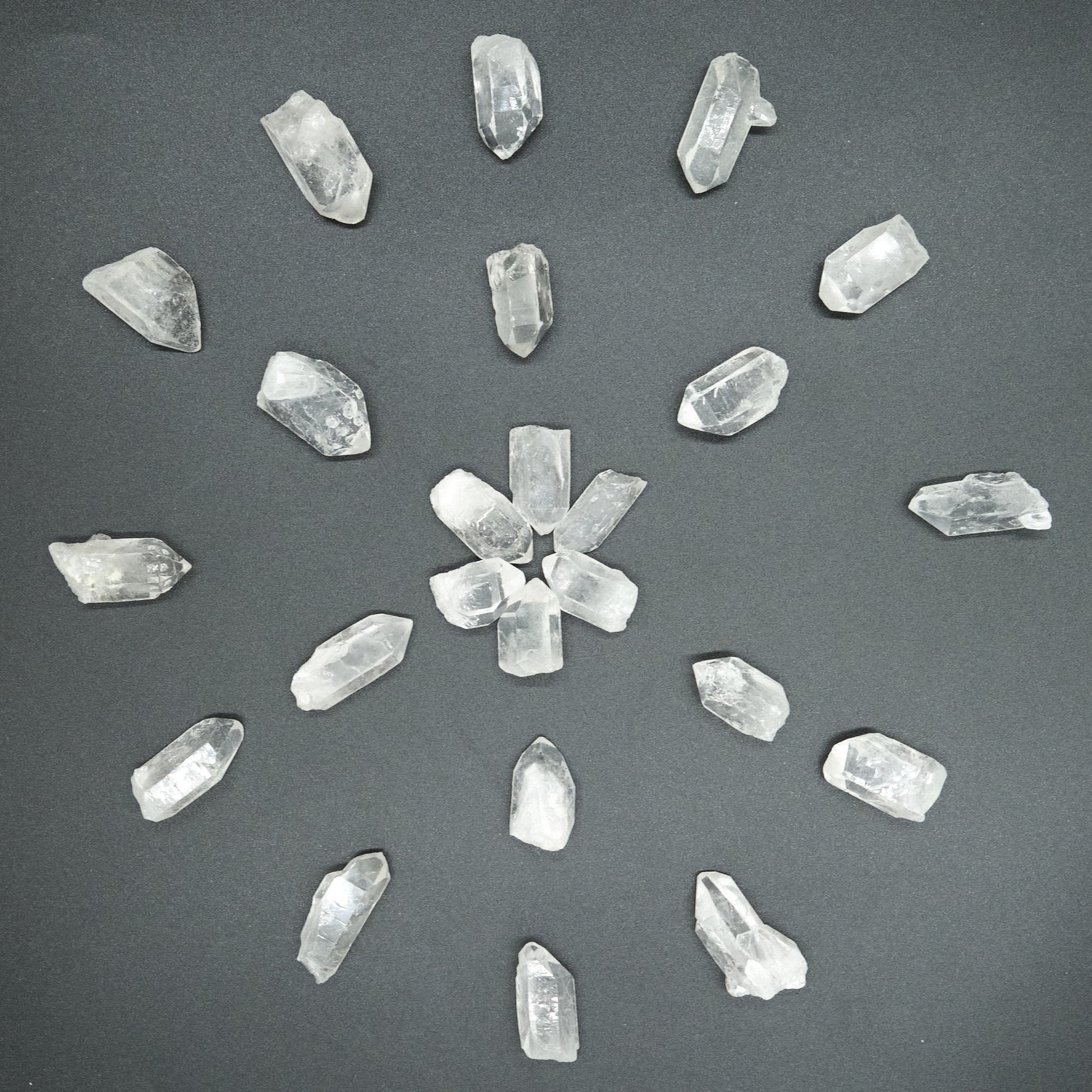 Mini Raw Clear Quartz Points 2-4cm  Pure Serenity