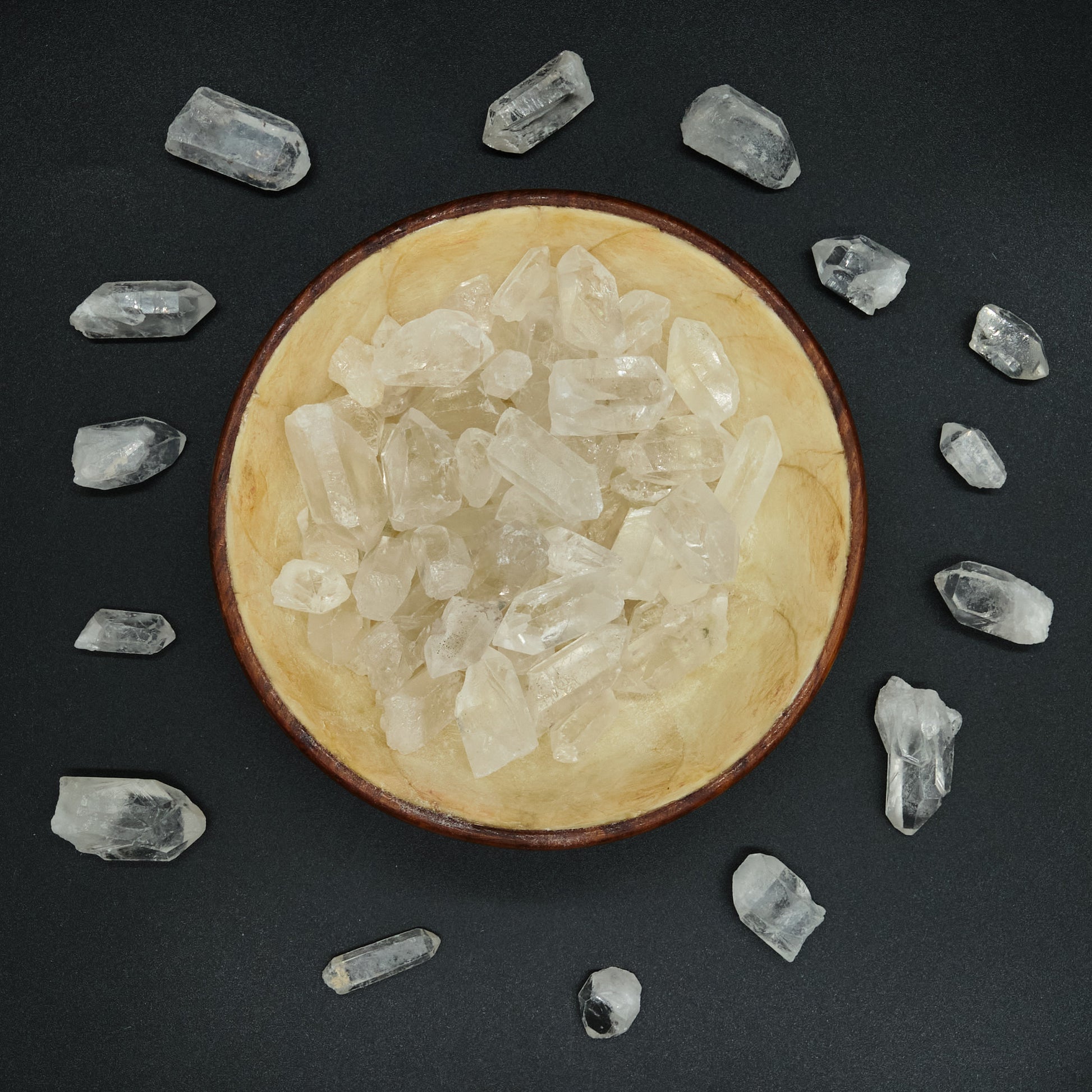 Mini Raw Clear Quartz Points 2-4cm  Pure Serenity