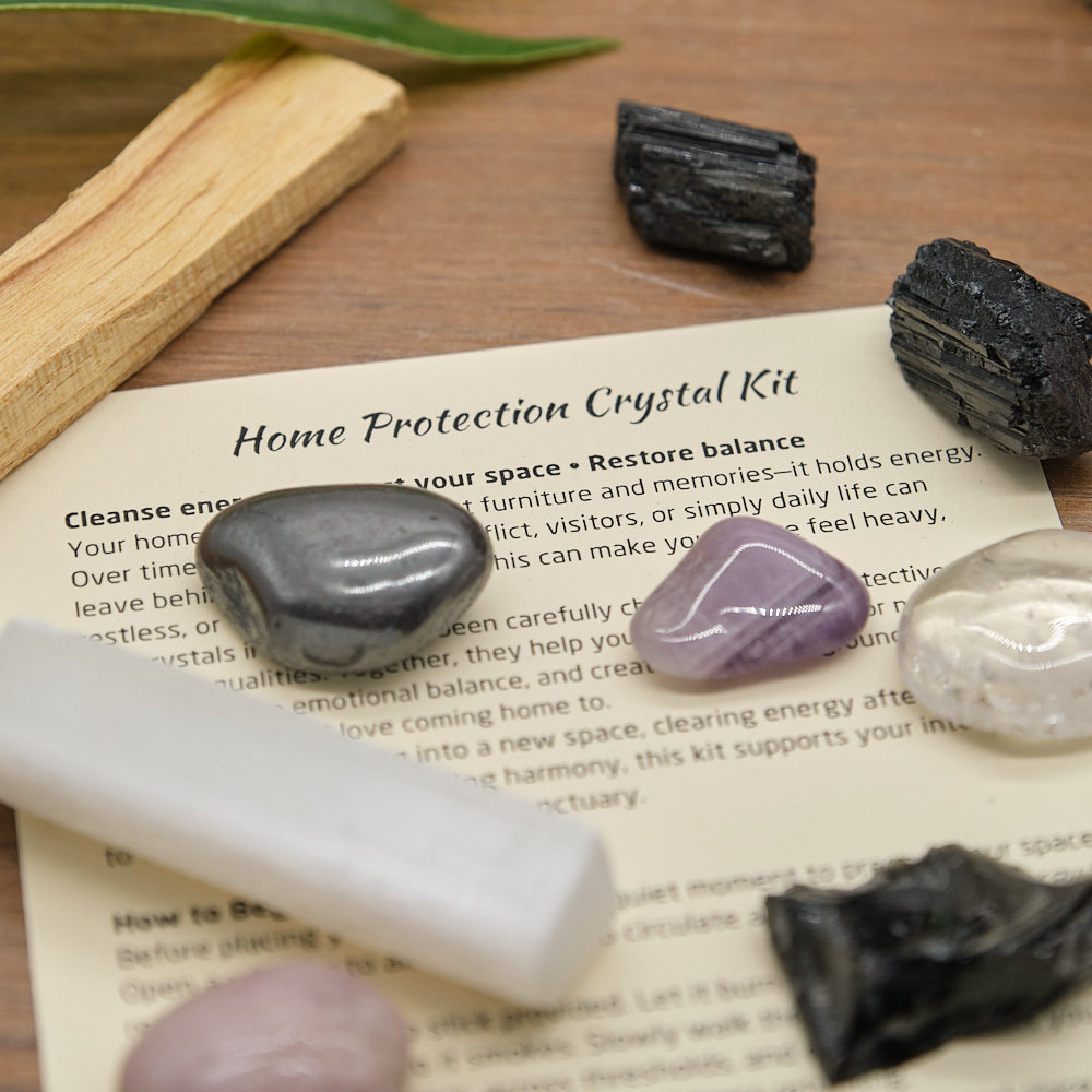 Home Protection Crystals Set For Negativity
