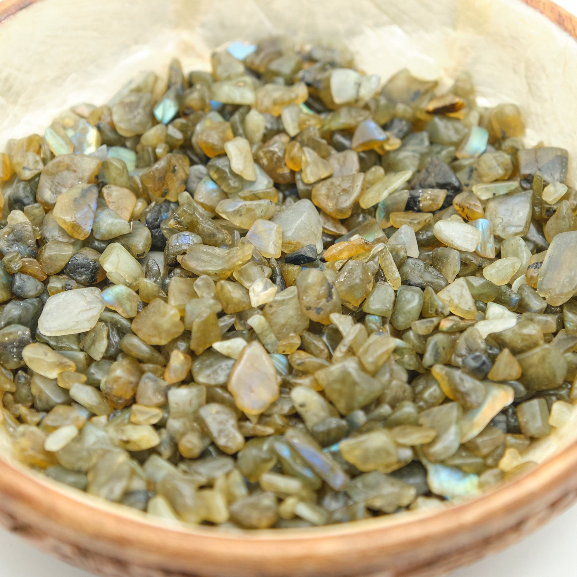 Labradorite Crystal Chips 2-10mm Undrilled  Pure Serenity