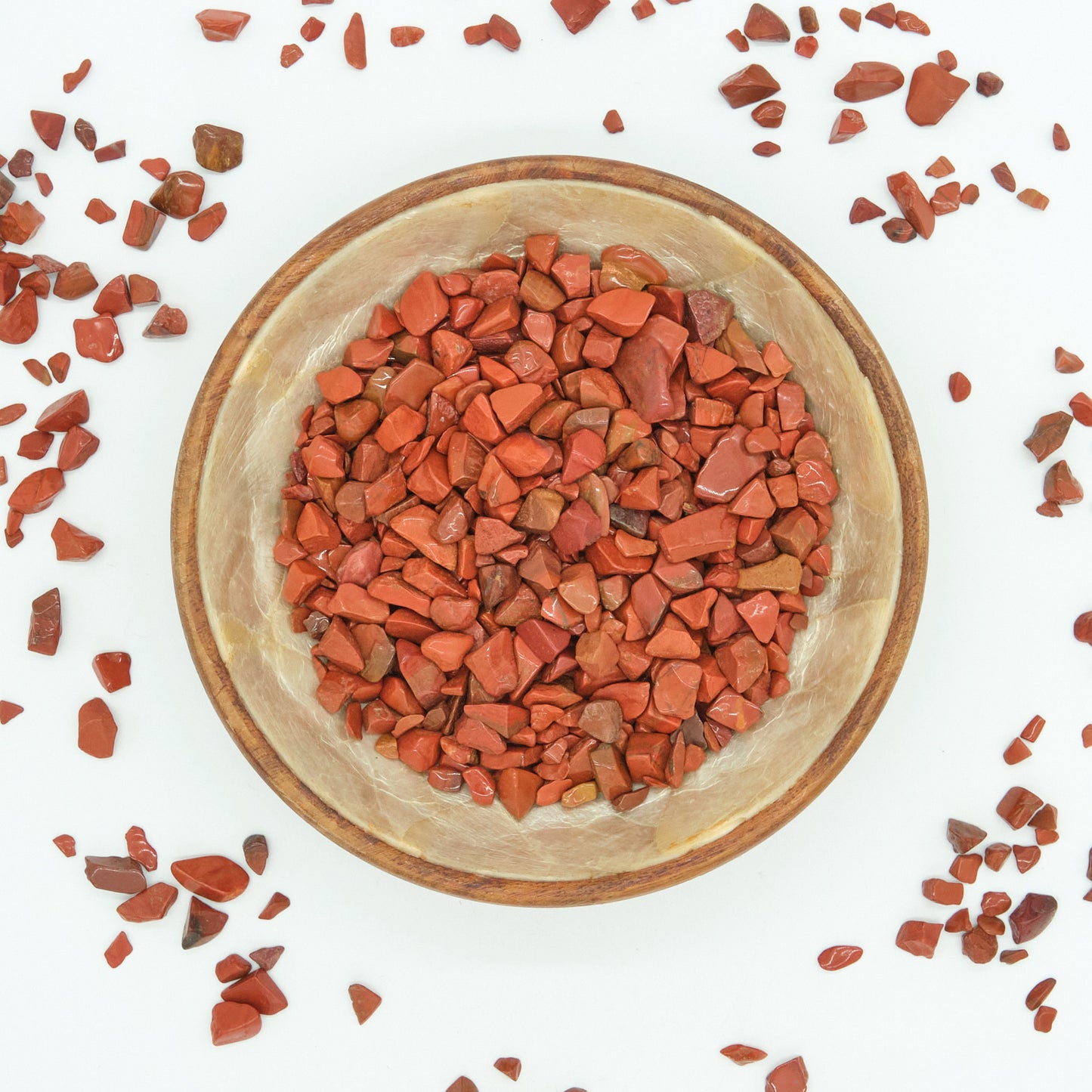 Red Jasper Crystal Chips 4-10mm Undrilled  Pure Serenity