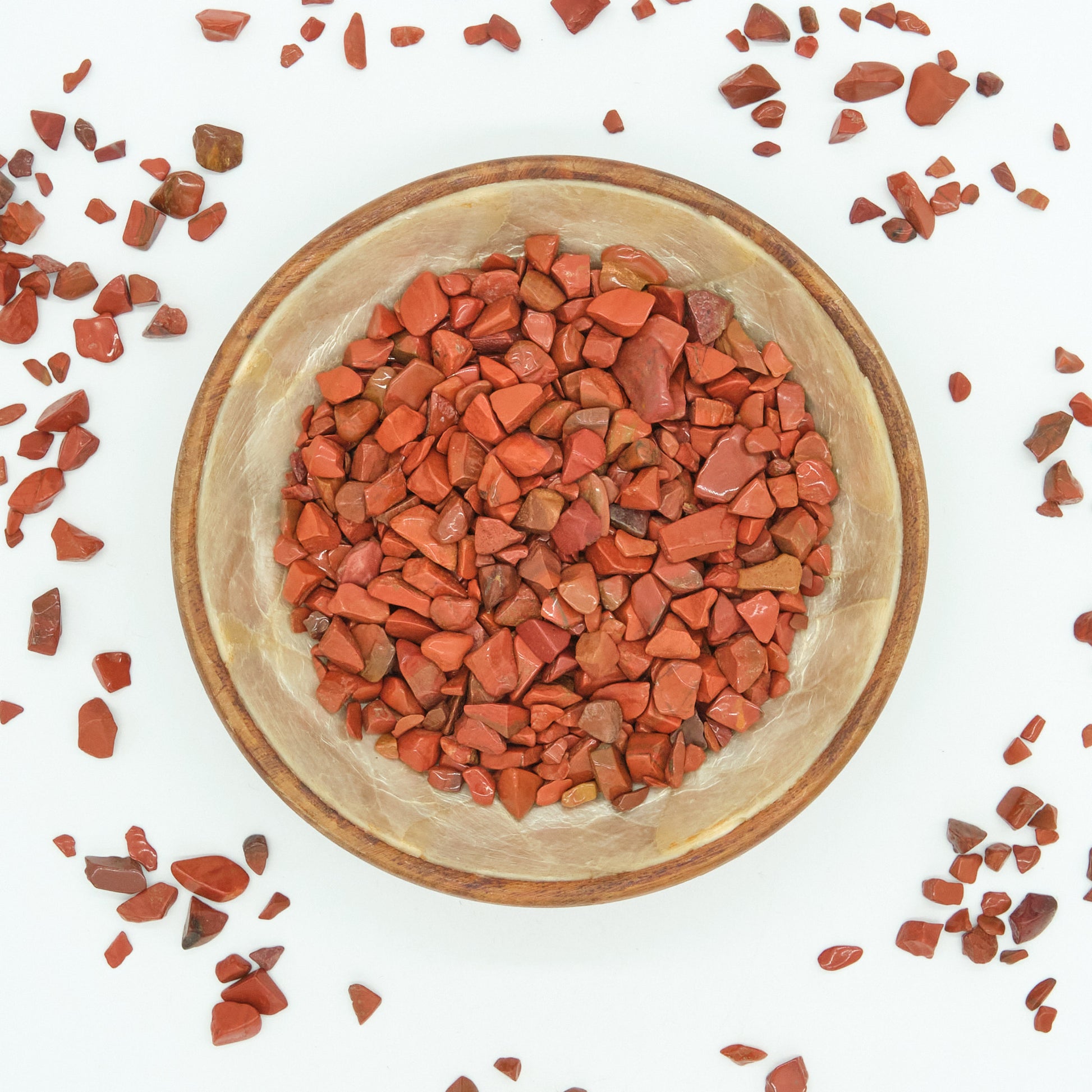Red Jasper Crystal Chips 4-10mm Undrilled  Pure Serenity