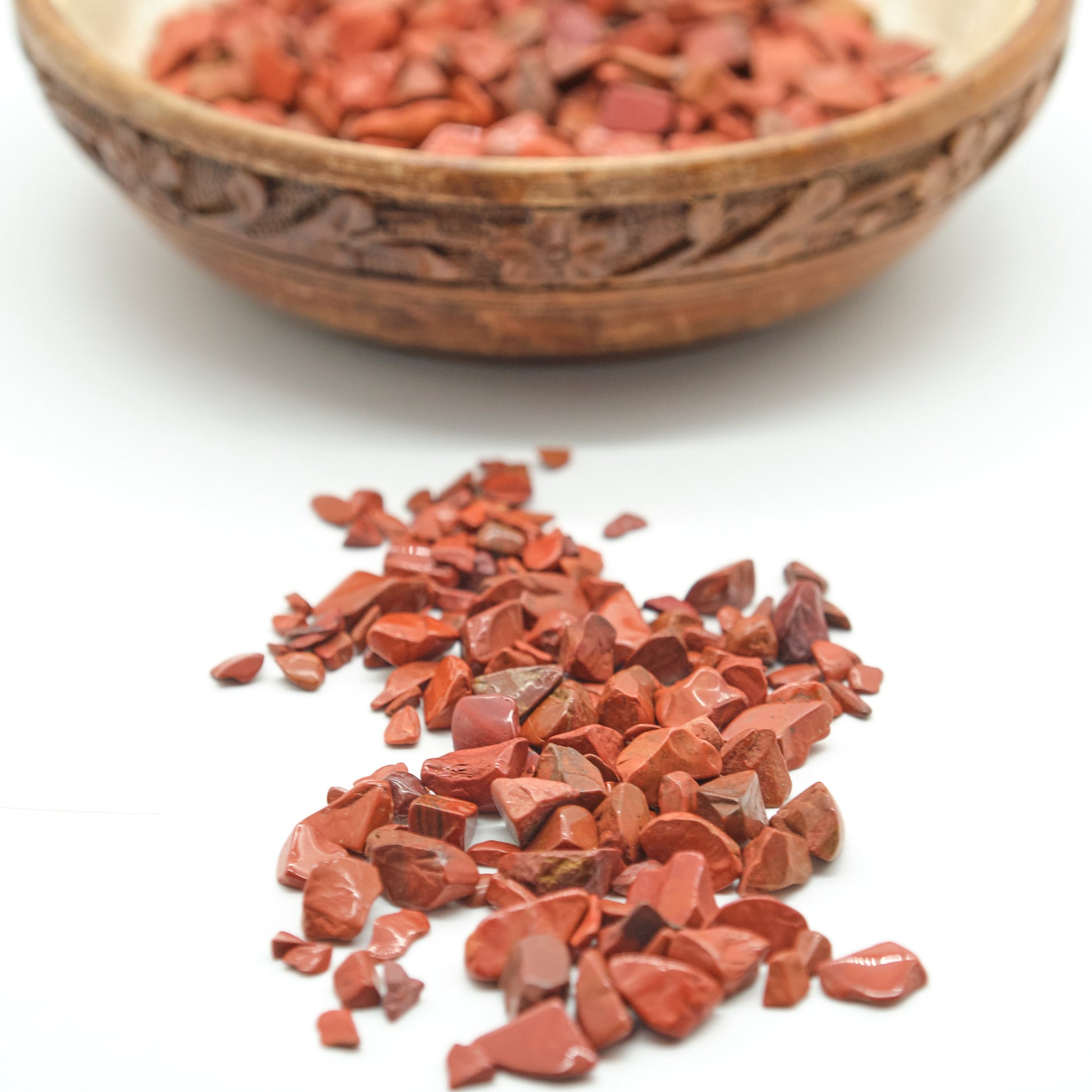 Red Jasper Crystal Chips 4-10mm Undrilled  Pure Serenity