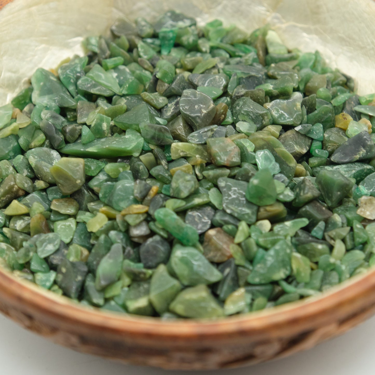 Dark Green Aventurine Crystal Chips 2-10mm Undrilled  Pure Serenity