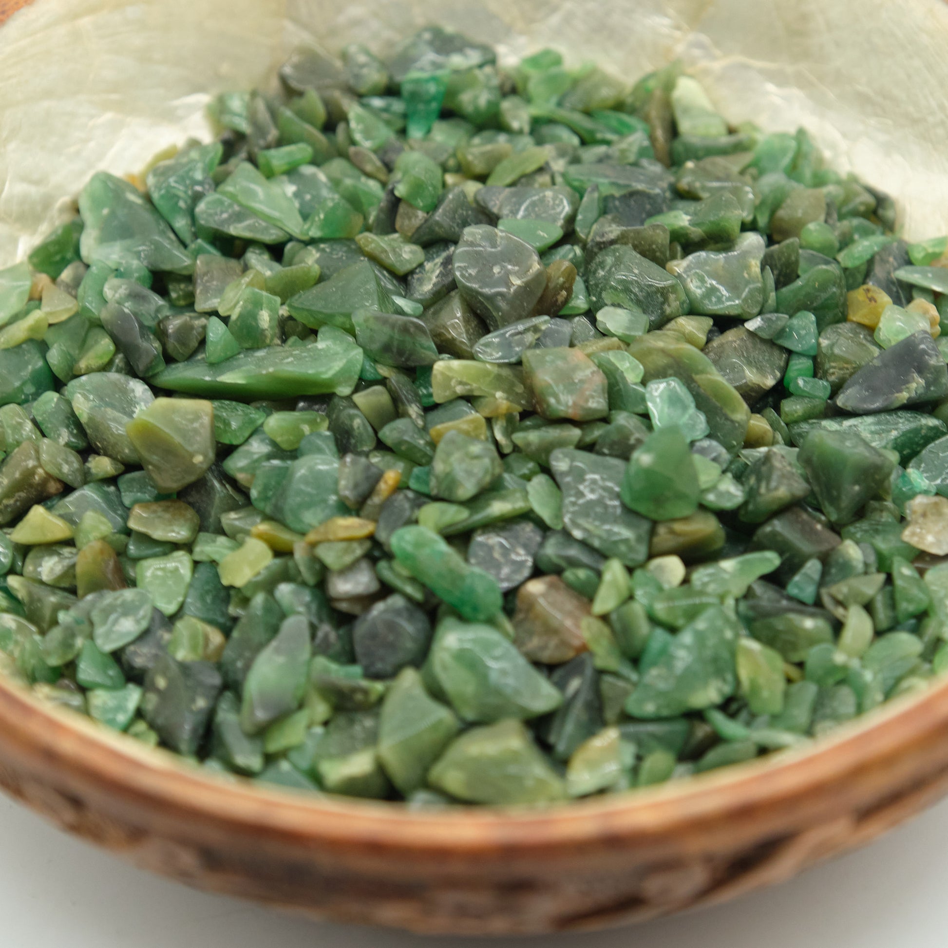 Dark Green Aventurine Crystal Chips 2-10mm Undrilled  Pure Serenity