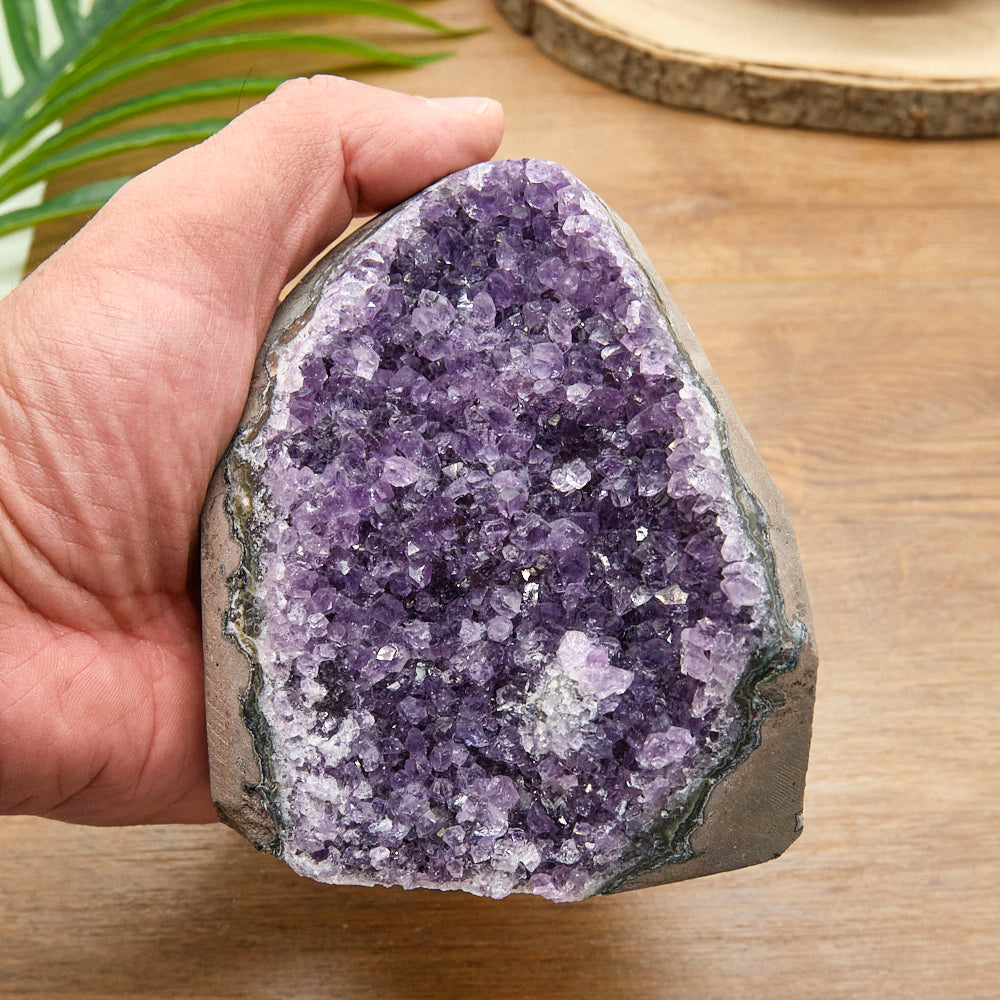 Uruguayan Amethyst Cluster Geode Druzy 830g