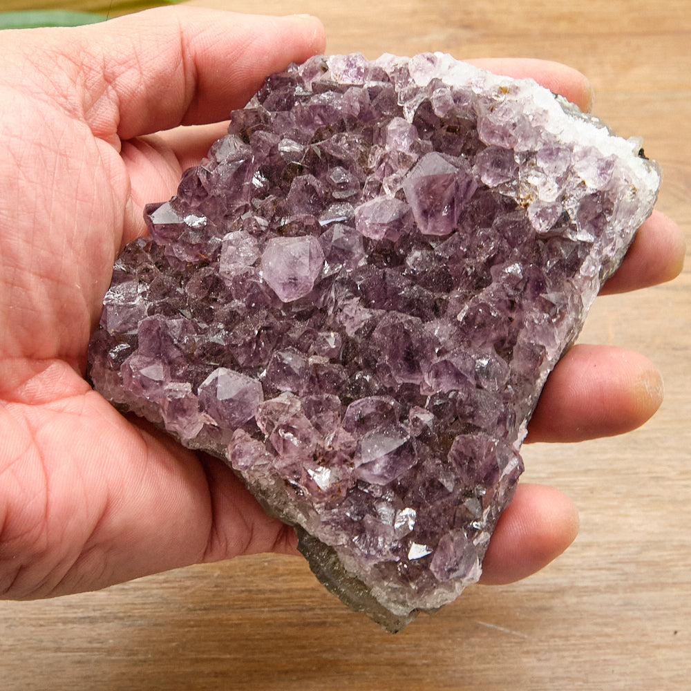 purple amethyst crystal raw cluster geode