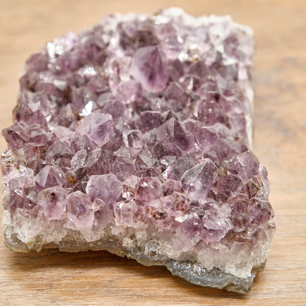 purple amethyst crystal raw cluster geode