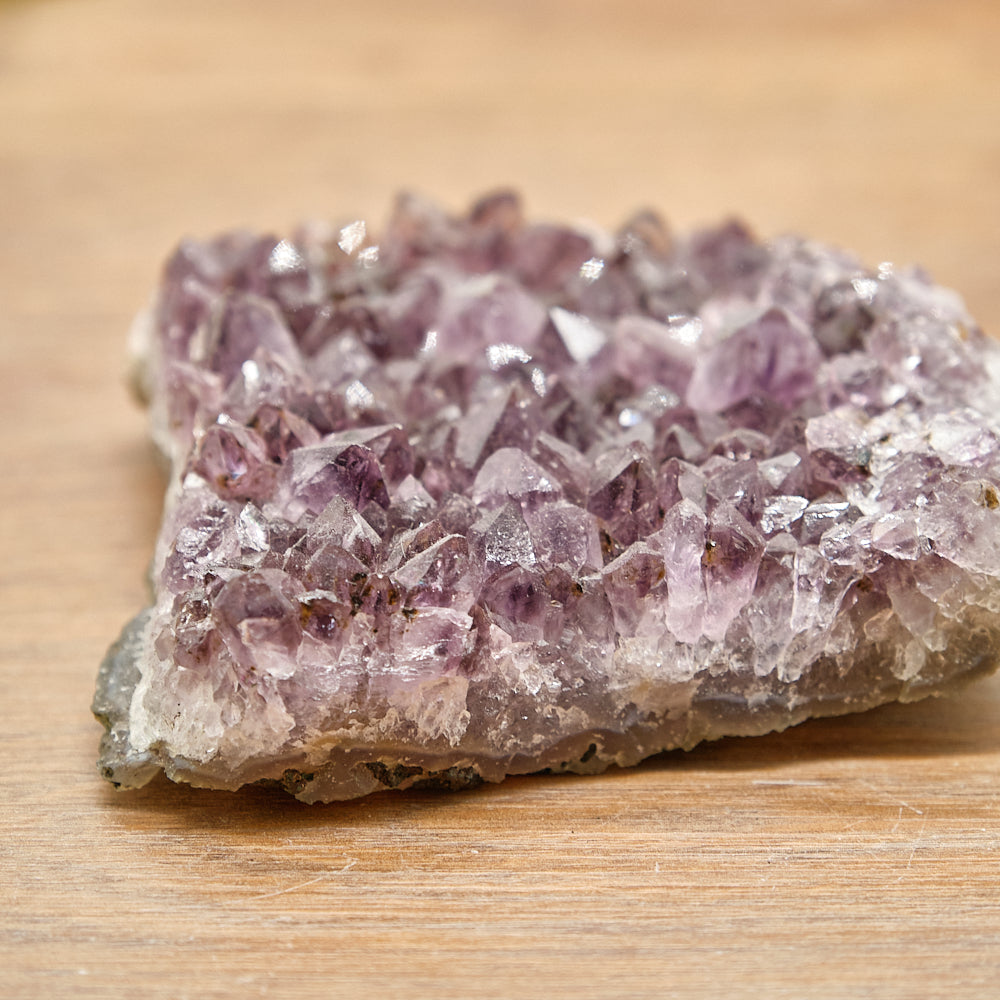 purple amethyst crystal raw cluster geode