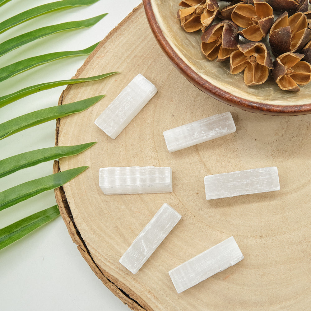 small tiny selenite sticks 4cm
