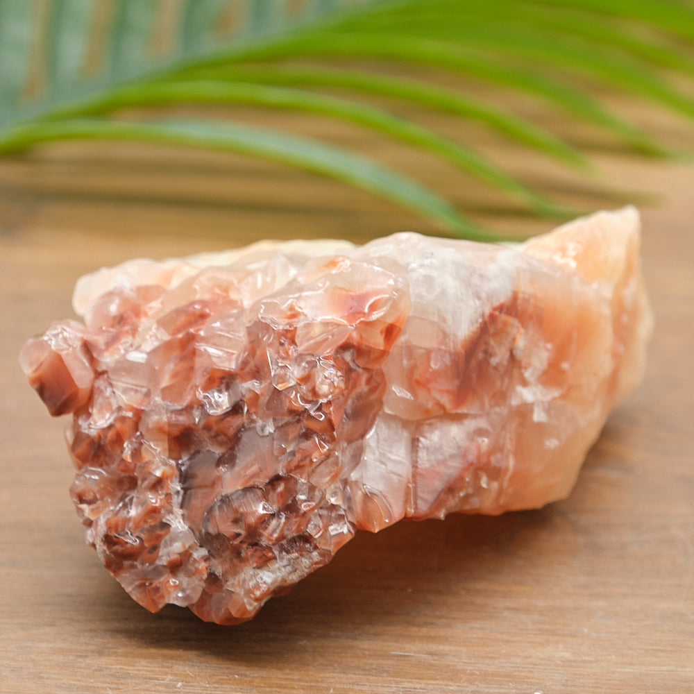 Large Rough Sunset Yellow Red Calcite Specimen 823g