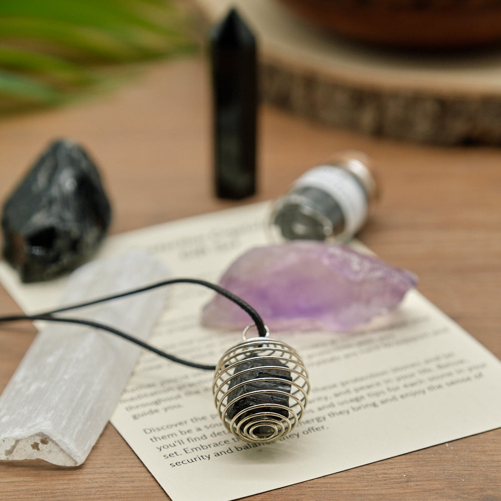 Protection Healing Crystals Gift Set