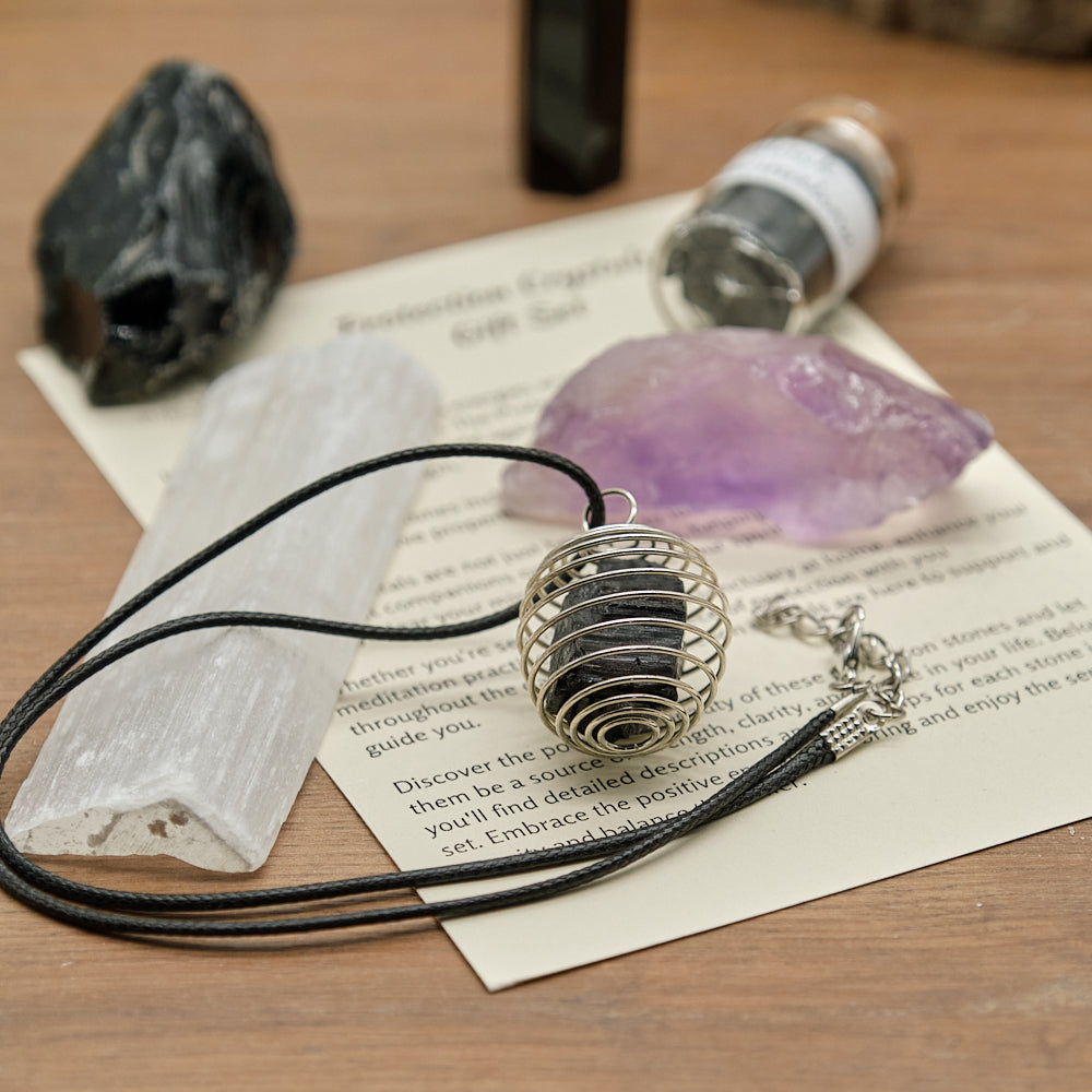 Protection Healing Crystals Gift Set
