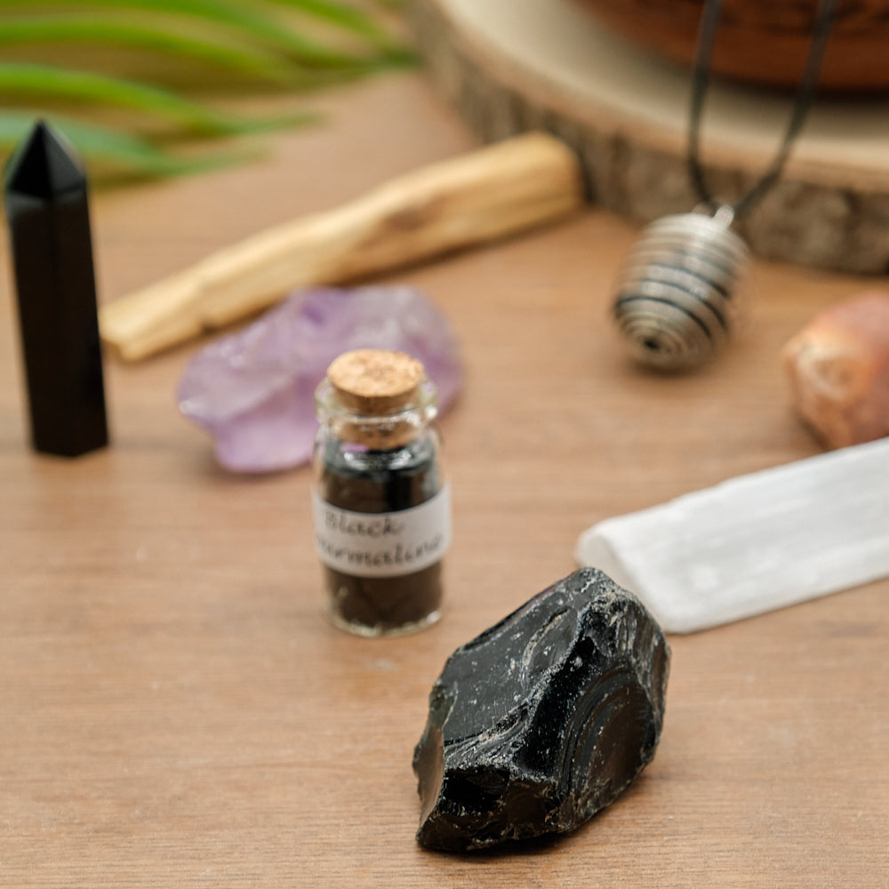 Protection Healing Crystals Gift Set