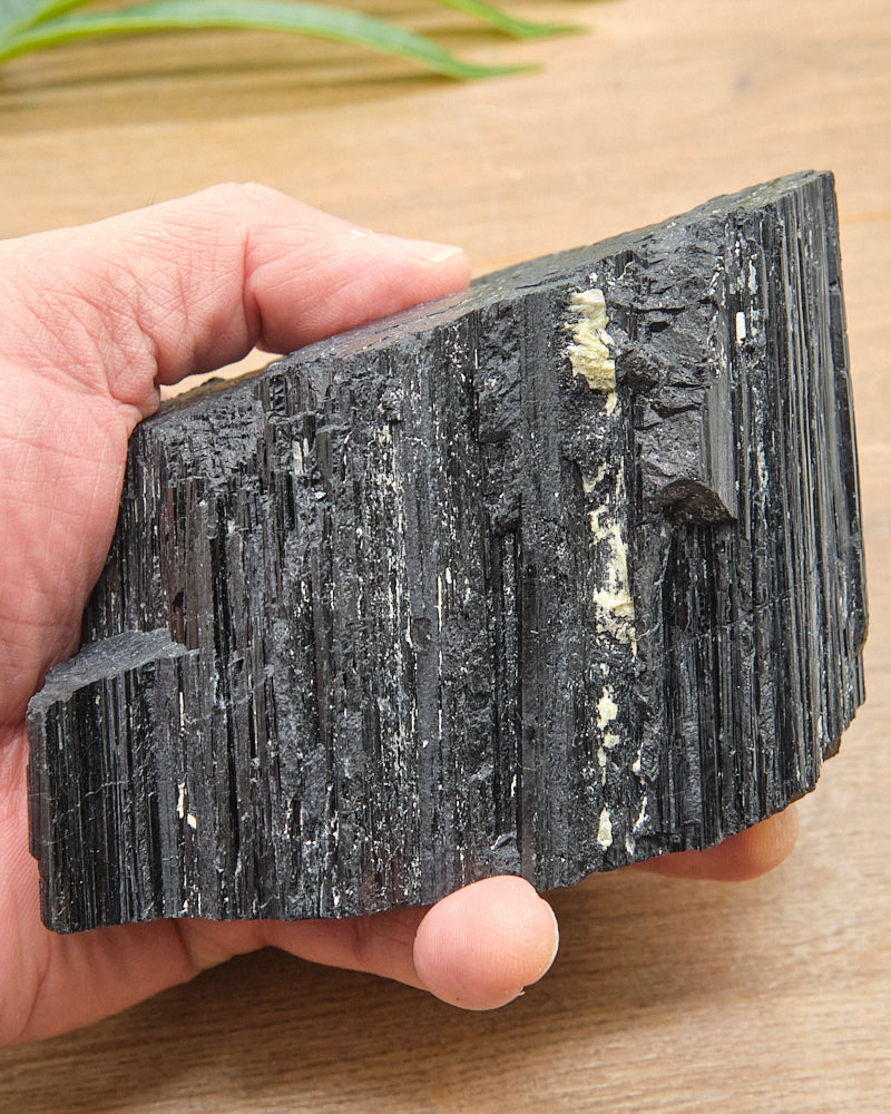Large Rough Black Tourmaline Natural Rock 904g