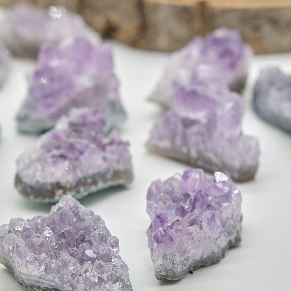Small Amethyst Geode Cluster Crystal 2-4cm