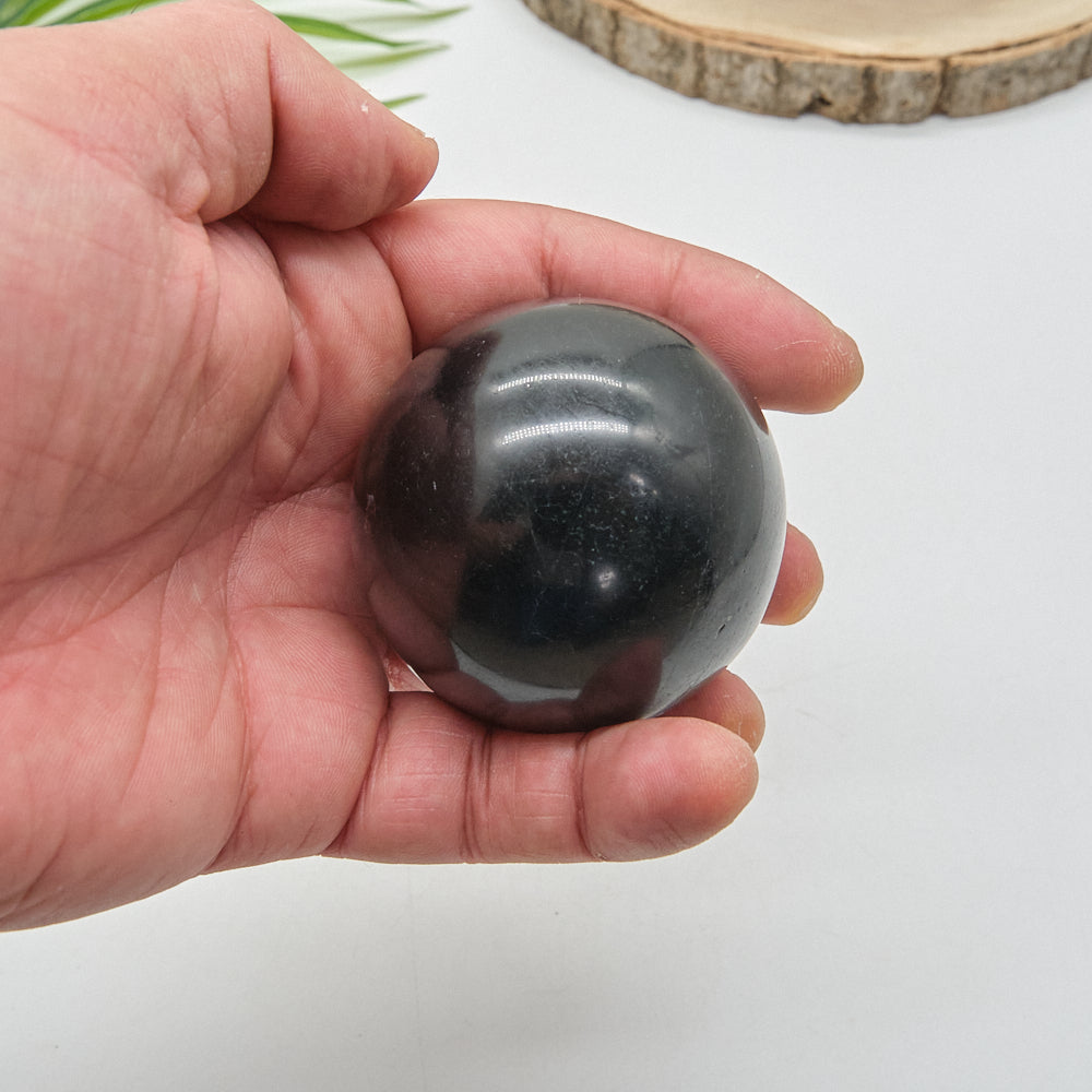Black Tourmaline Sphere 6cm 329g
