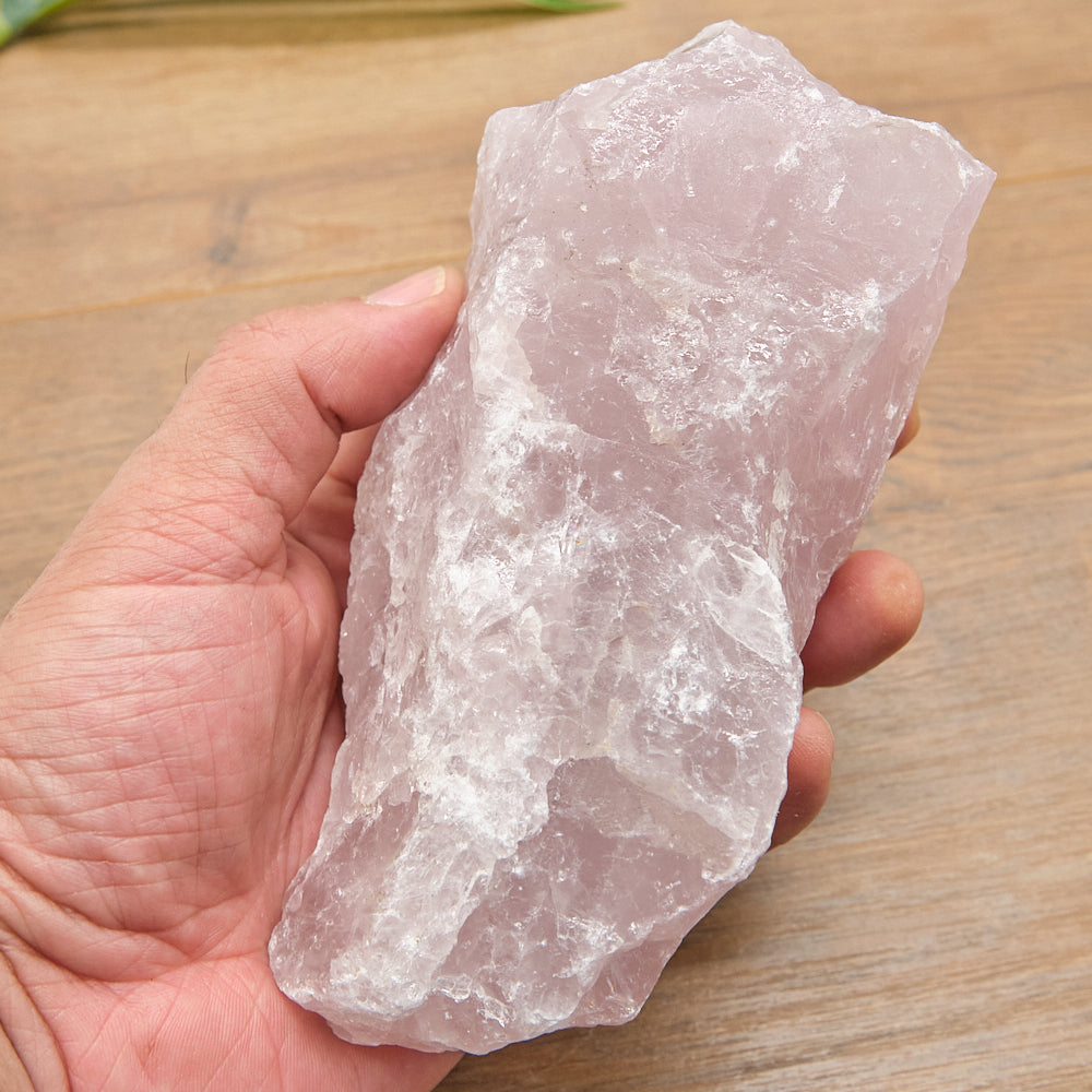 Large Rough Rose Quartz Rock 850g