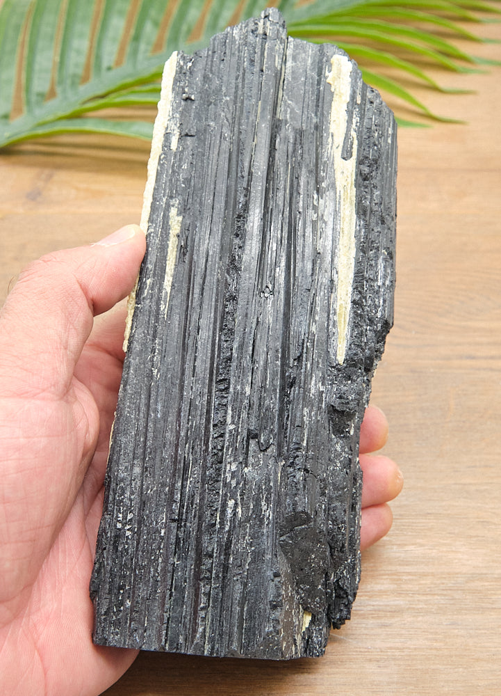 Large Rough Black Tourmaline Natural Rock 999g