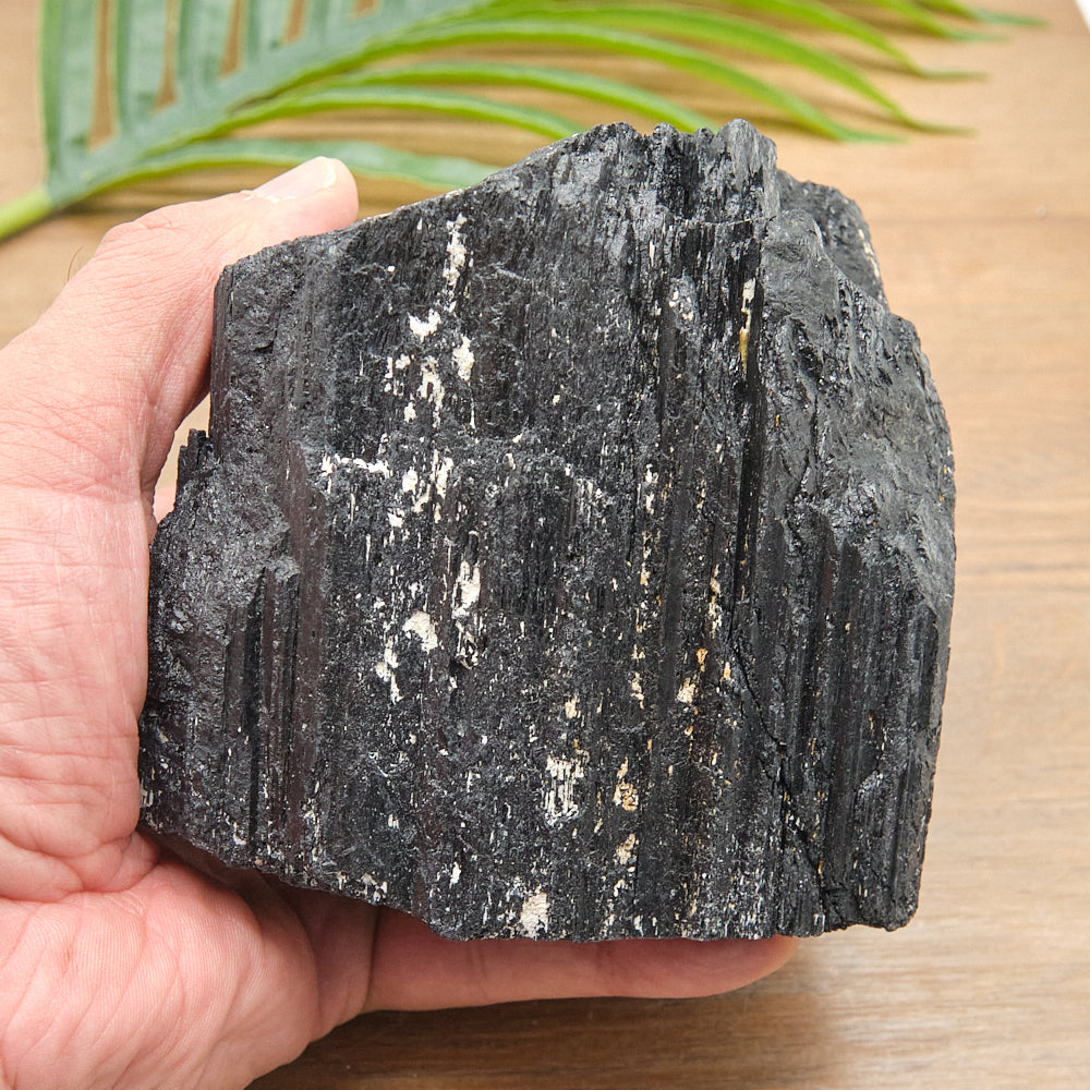 Large Rough Black Tourmaline Natural Rock 1647g