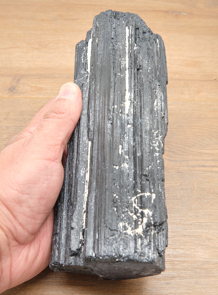 Large Rough Black Tourmaline Natural Rock 2076g