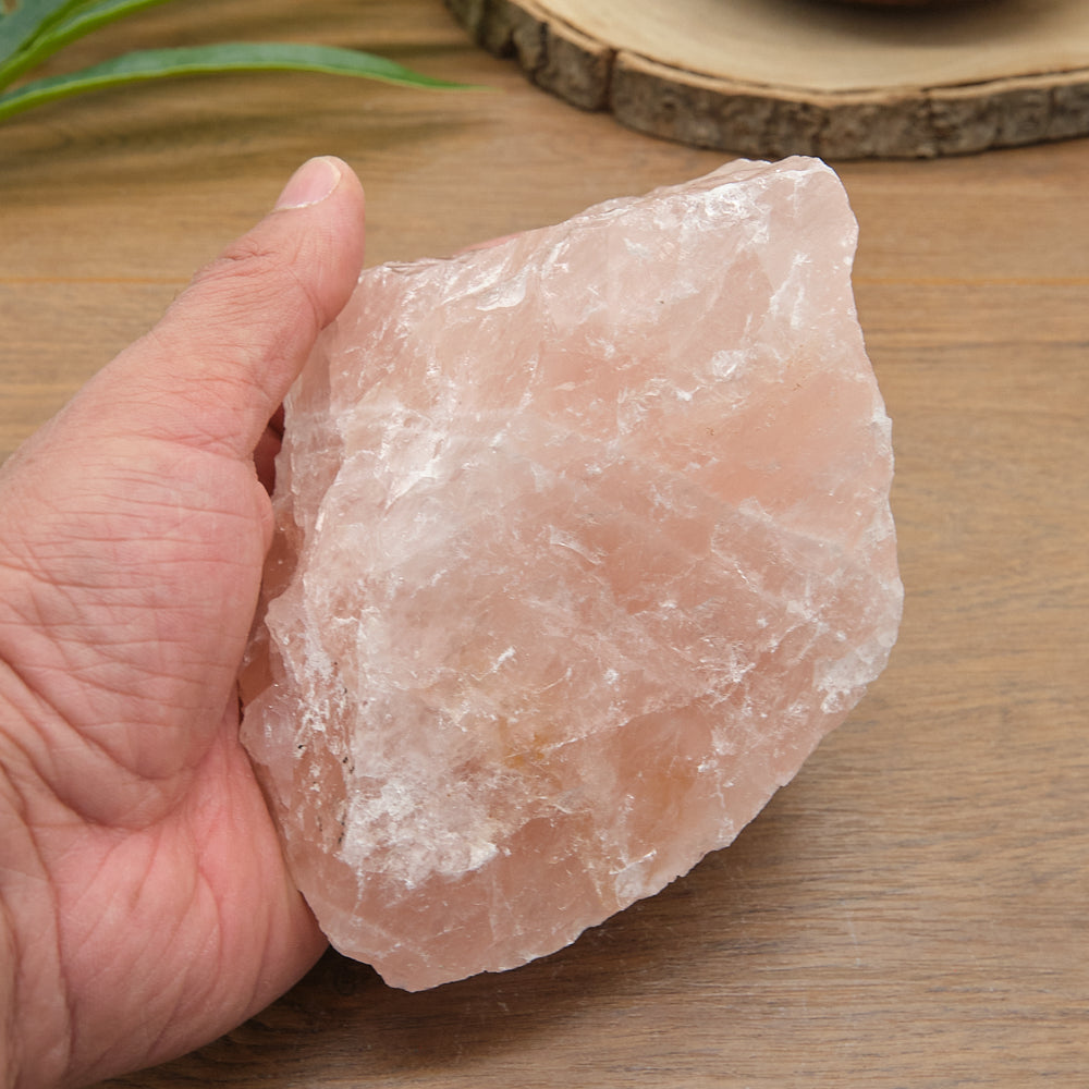 Large Rough Rose Quartz Rock 1174g