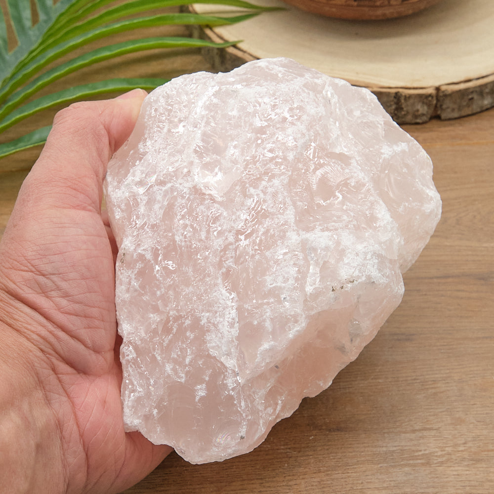 Large Rough Rose Quartz Rock 1471g