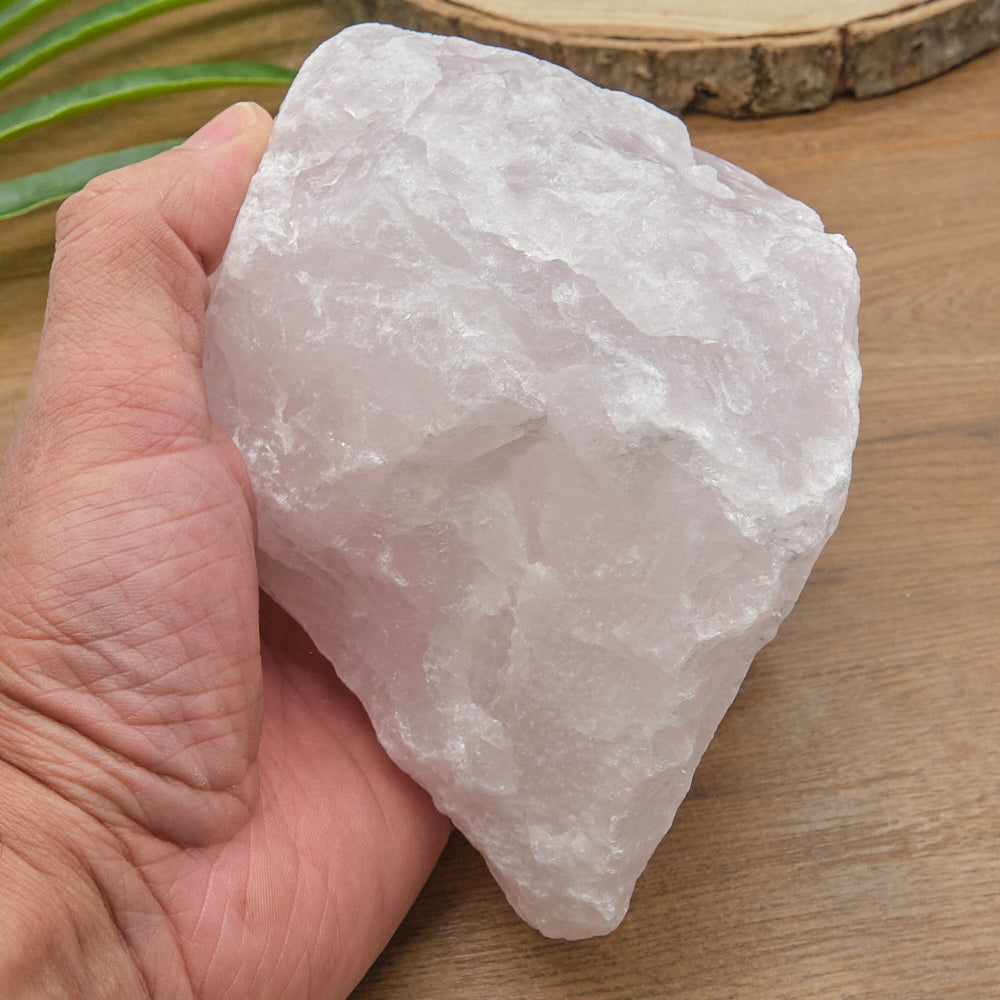 Large Rough Rose Quartz Rock 1387g
