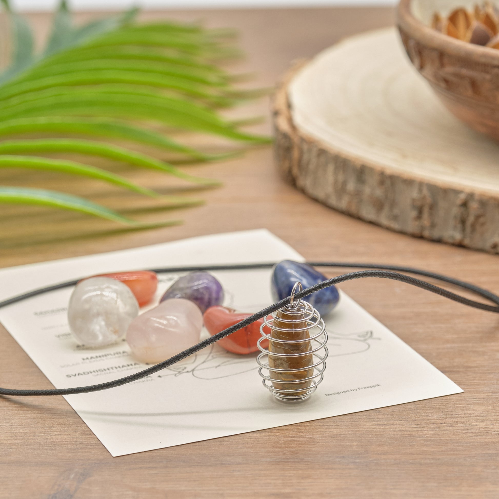 Chakra 7 Polished Gemstones Set  Pure Serenity