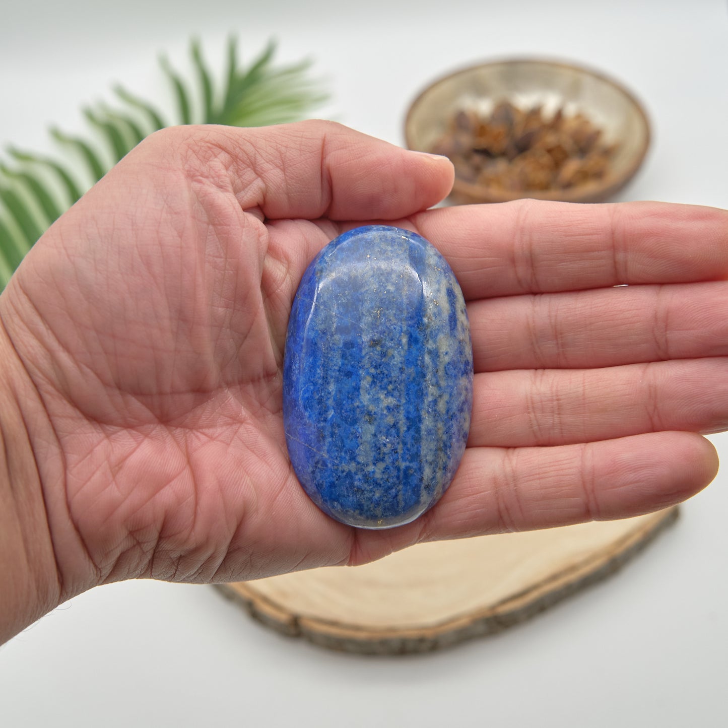Lapis Lazuli Palm Stone 6-7cm
