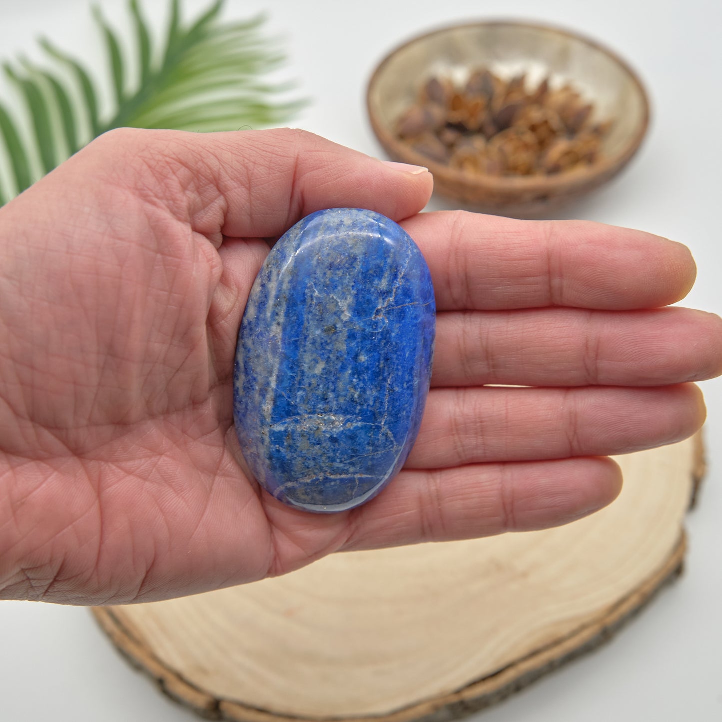 Lapis Lazuli Palm Stone 6-7cm