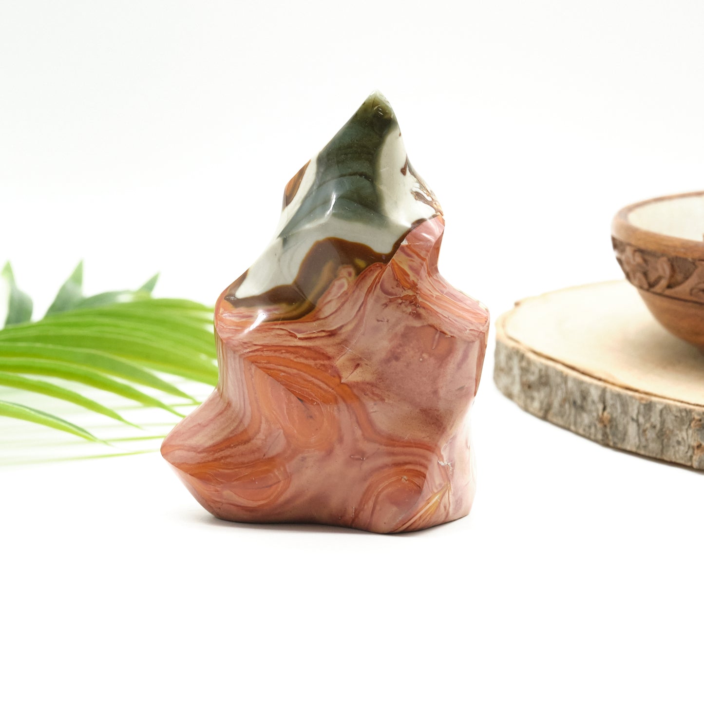 polychrome jasper flame crystal