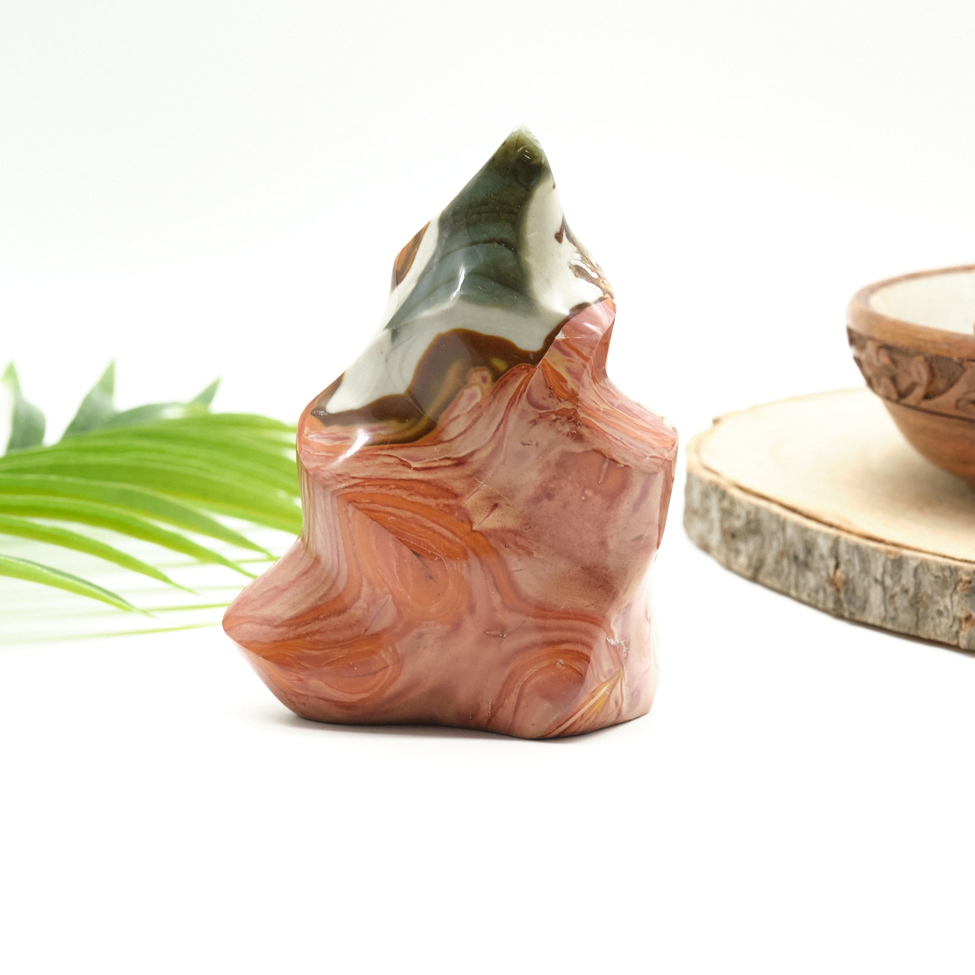 polychrome jasper flame crystal