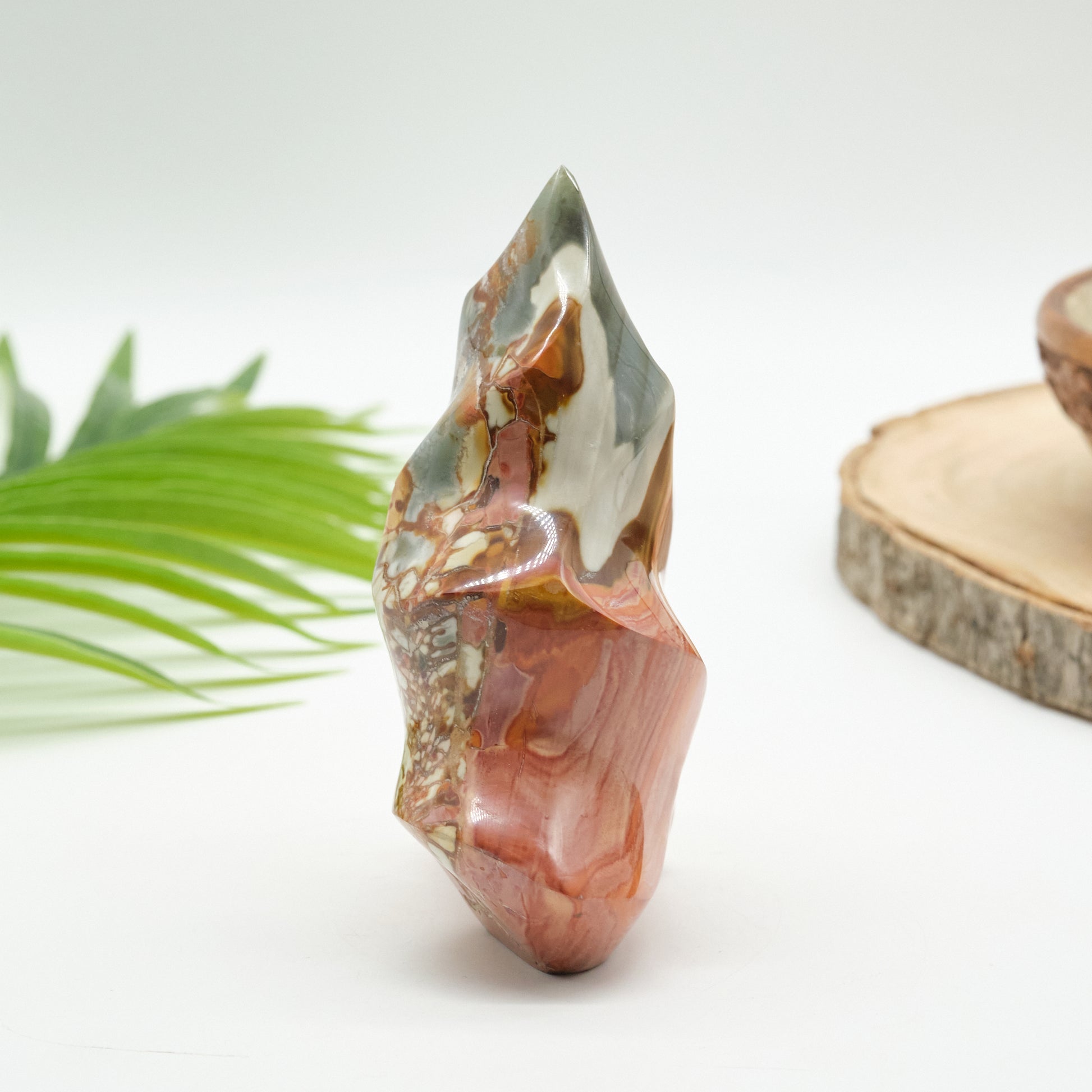 polychrome jasper flame crystal