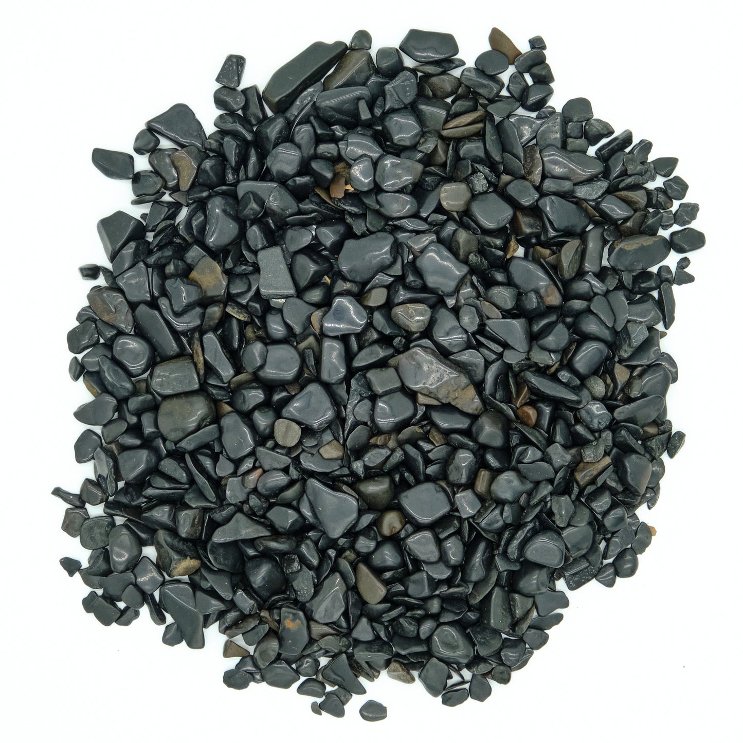 Black Tourmaline Crystal Chips 4-10mm Undrilled  Pure Serenity