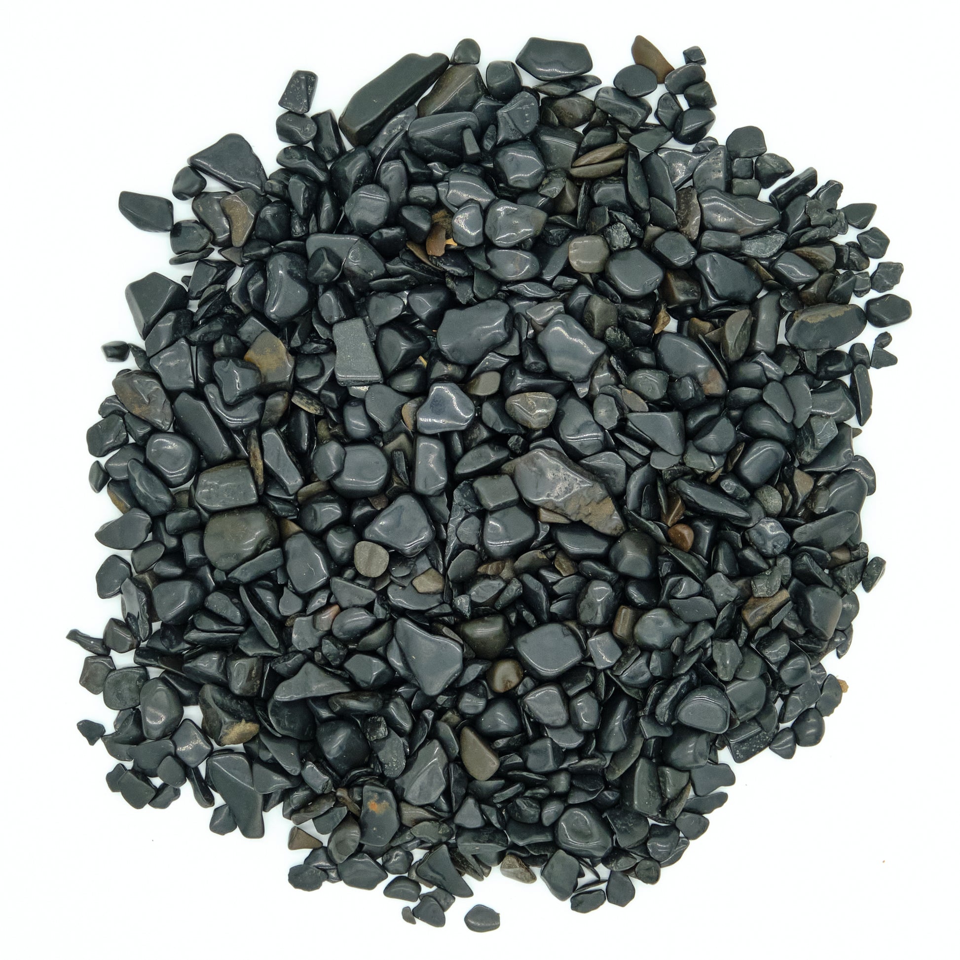 Black Tourmaline Crystal Chips 4-10mm Undrilled  Pure Serenity