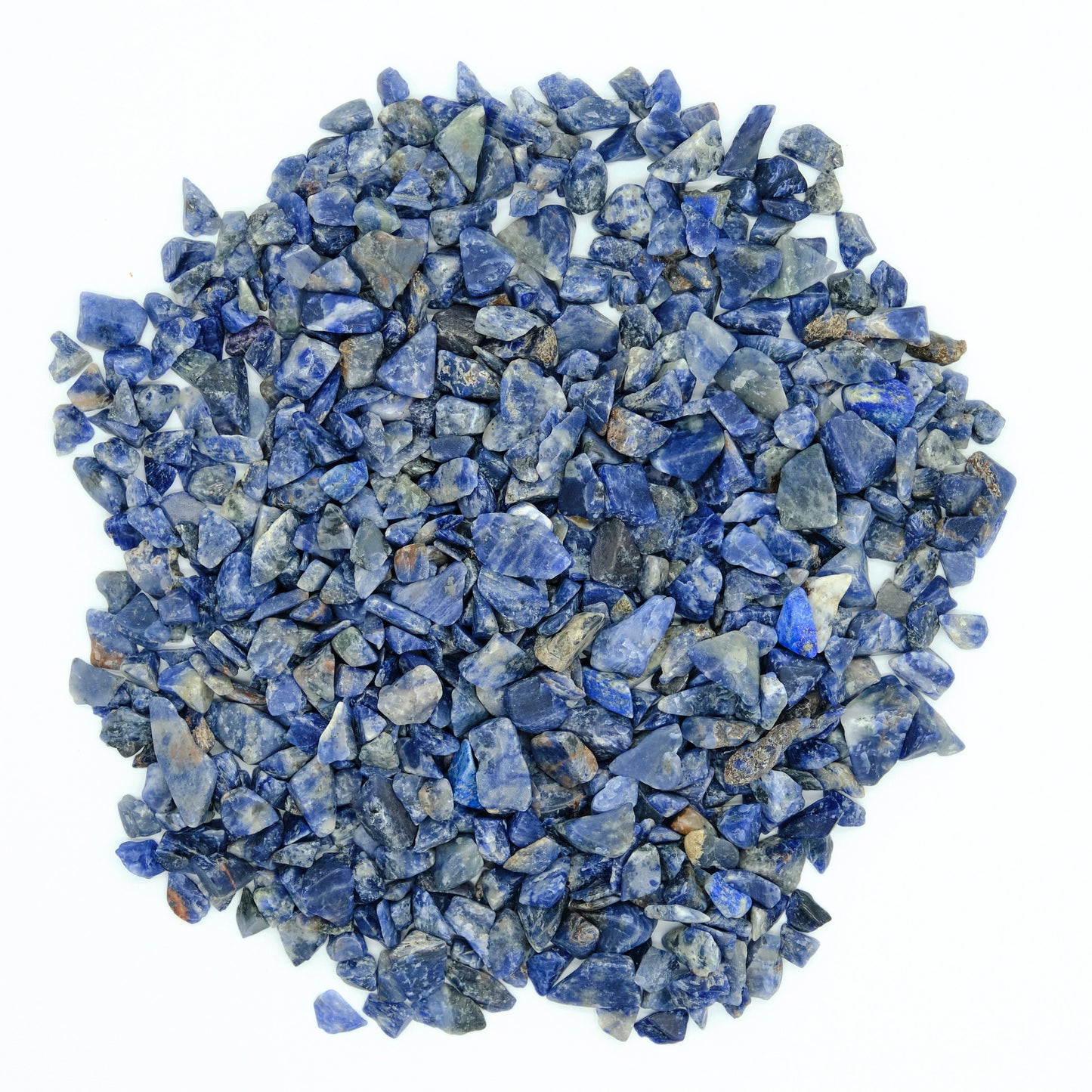 Sodalite Crystal Chips 4-10mm Undrilled  Pure Serenity