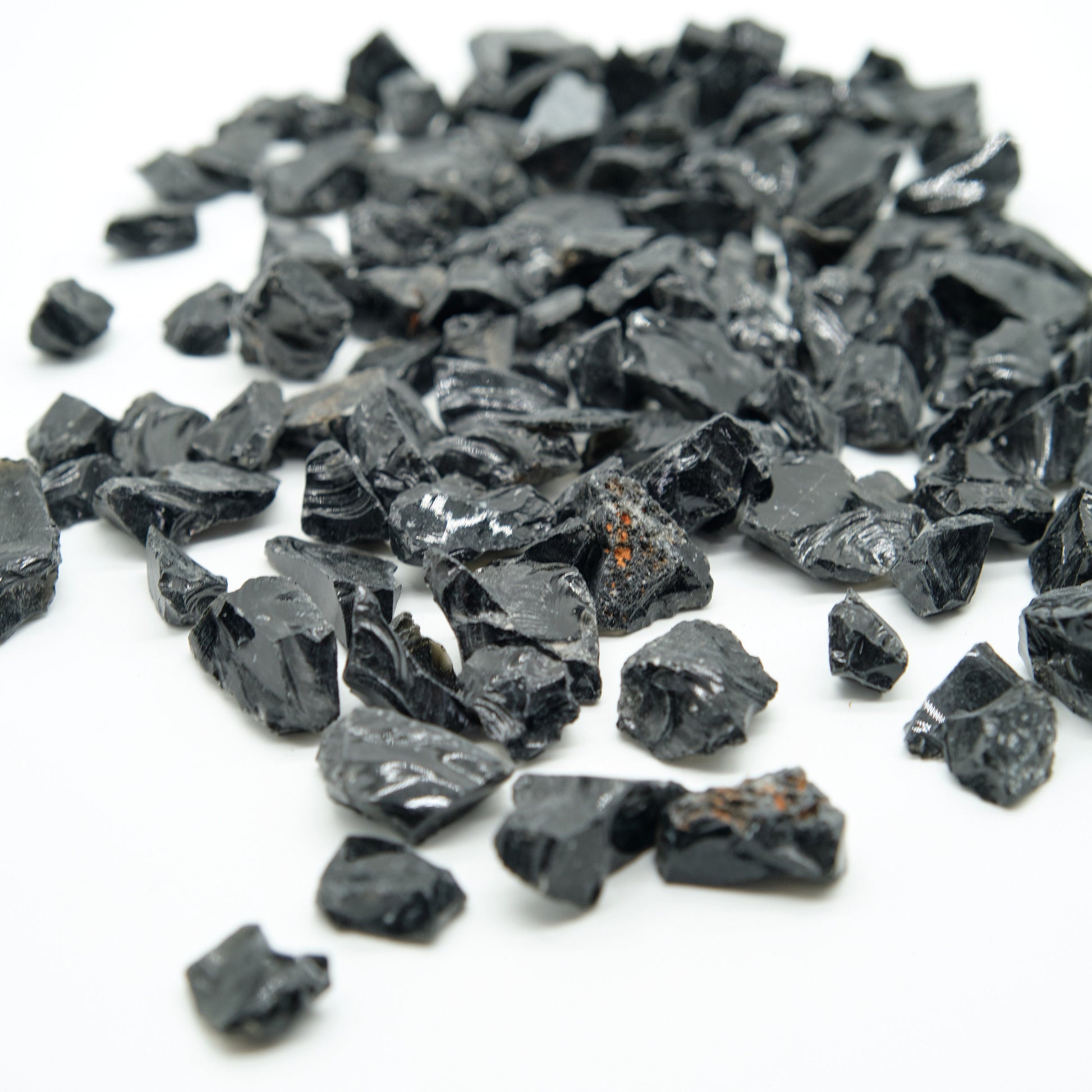 Small Rough Black Obsidian Stones 1-4cm  Pure Serenity
