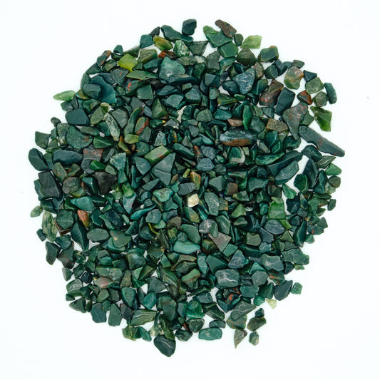 Bloodstone Crystal Chips 4-10mm Undrilled  Pure Serenity