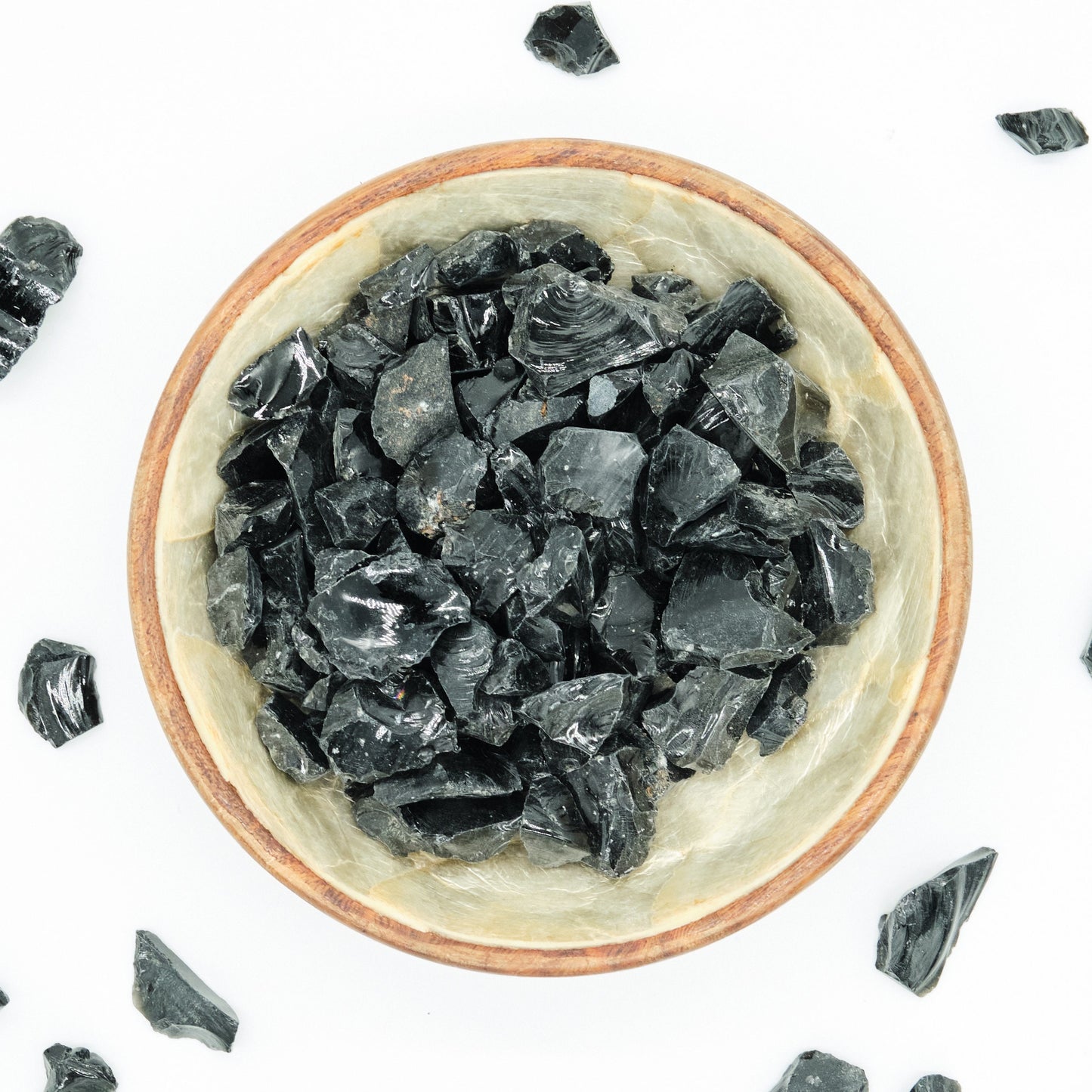 Small Rough Black Obsidian Stones 1-4cm  Pure Serenity