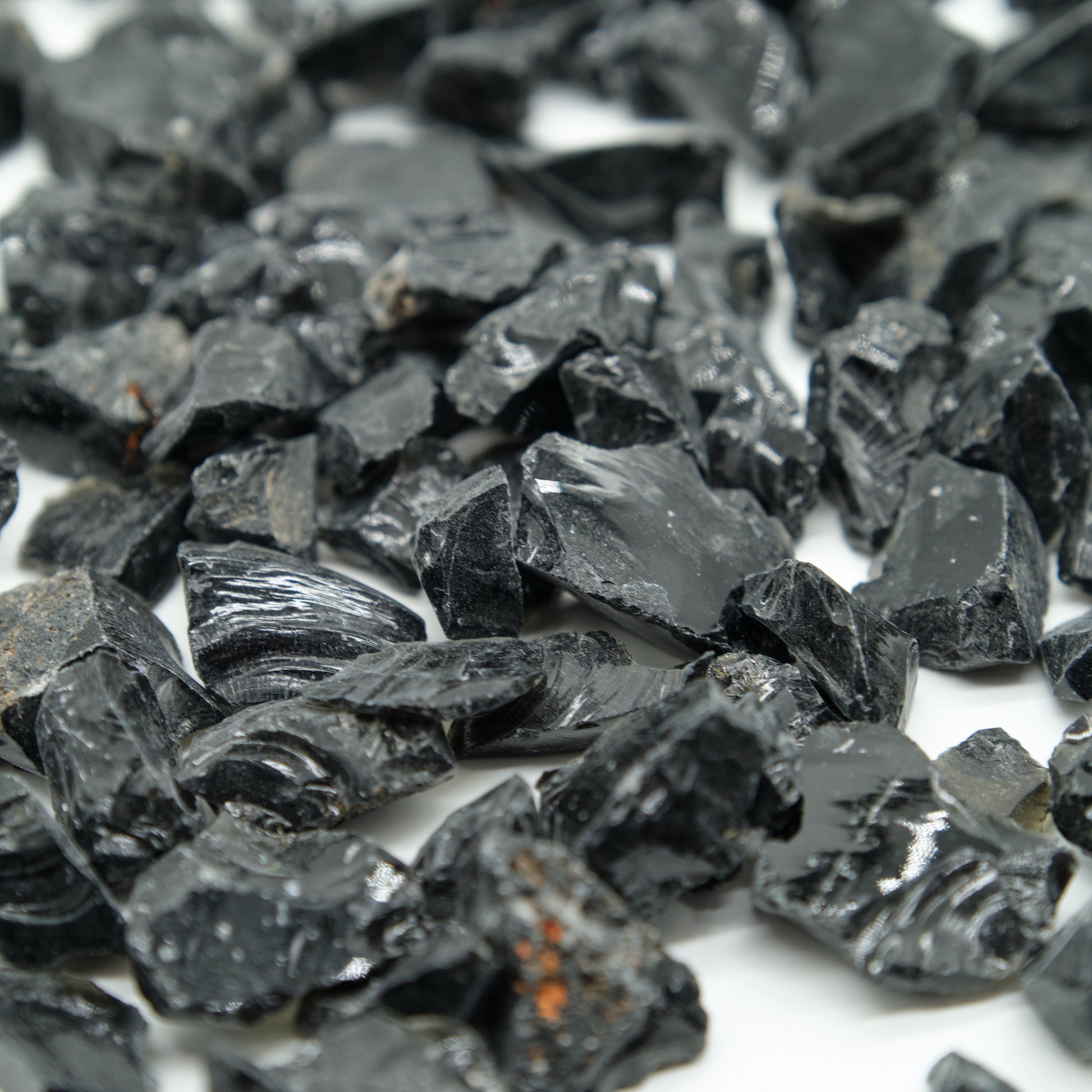 Small Rough Black Obsidian Stones 1-4cm  Pure Serenity