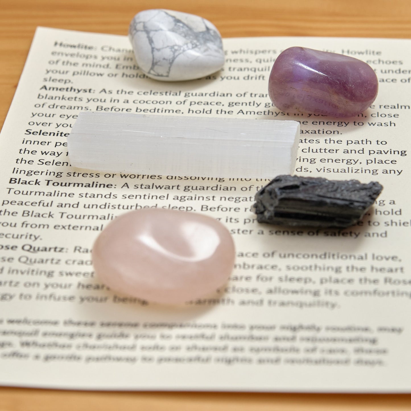 Sleep Aid Crystals Gift Set  Pure Serenity