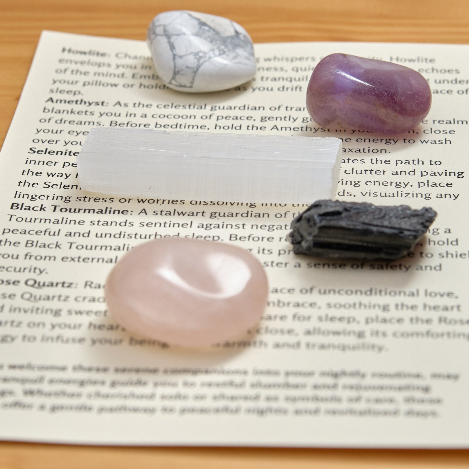 Sleep Aid Crystals Gift Set  Pure Serenity