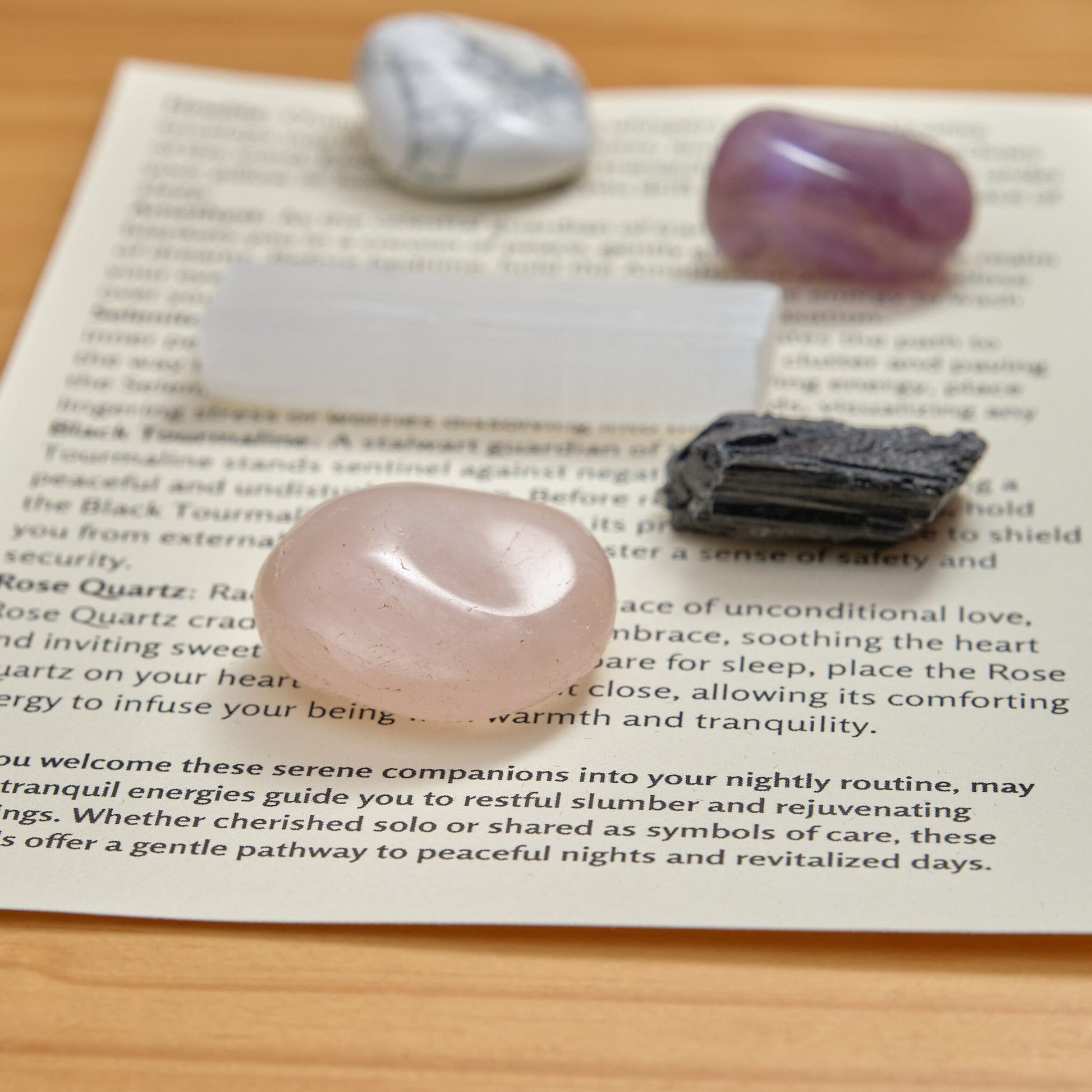 Sleep Aid Crystals Gift Set  Pure Serenity