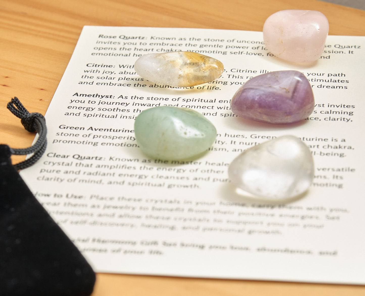 Love Healing Crystals Self Care Gift Set  Pure Serenity